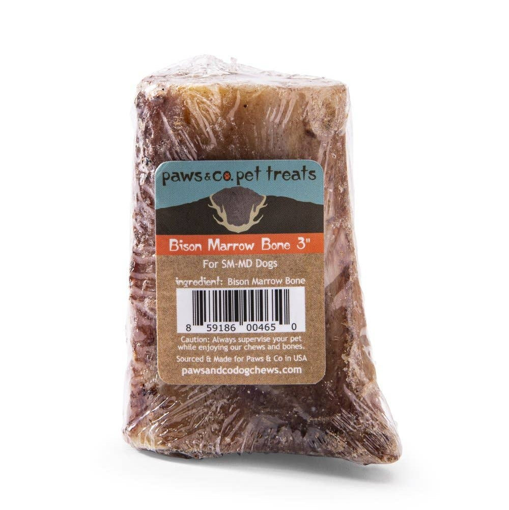 Paws & Co Pet Treats - Bison Marrow Bones