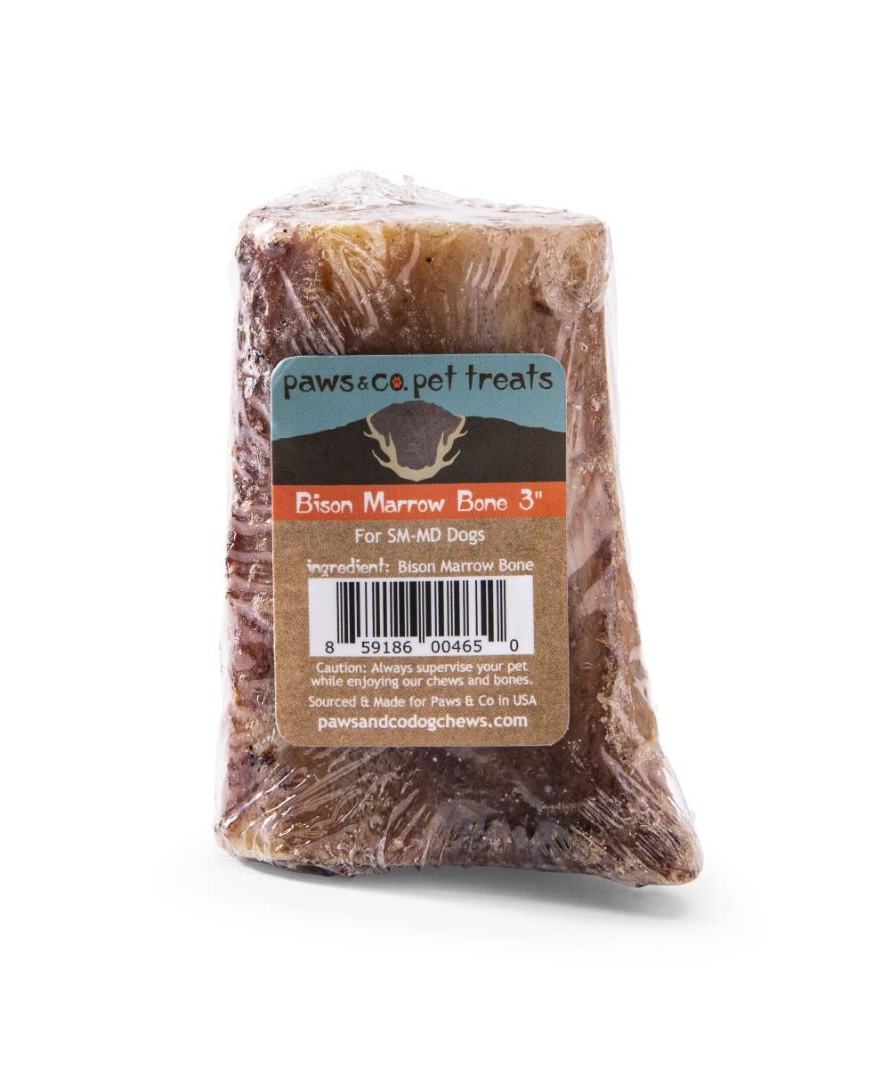 Paws & Co Pet Treats - Bison Marrow Bones
