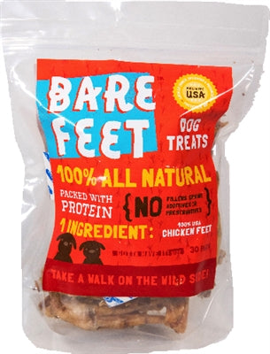 30-pack Bare Feet Chicken Feet Packaged Treats