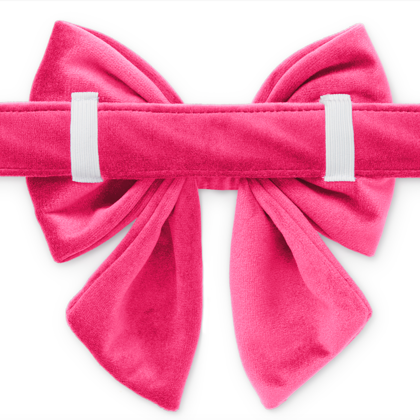 The Foggy Dog - Hot Pink Velvet Lady Dog Bow