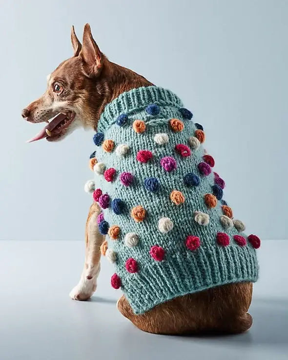 Pom Pom Knit Sweater