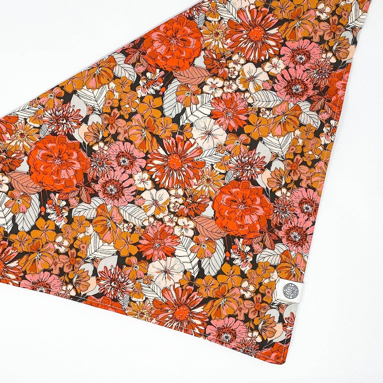 Camp Hound - Sophie Dog Bandana | Bohemian Fall Floral Maximalist