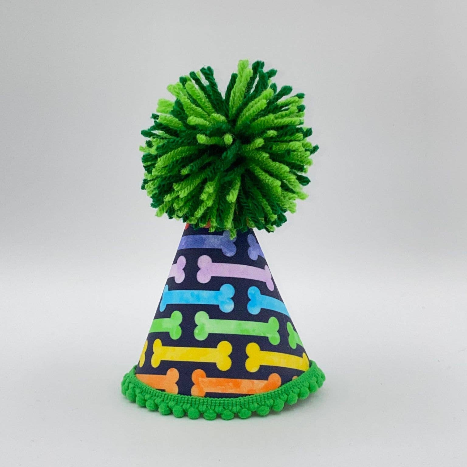 Pup Party Hats - Rainbow Bones