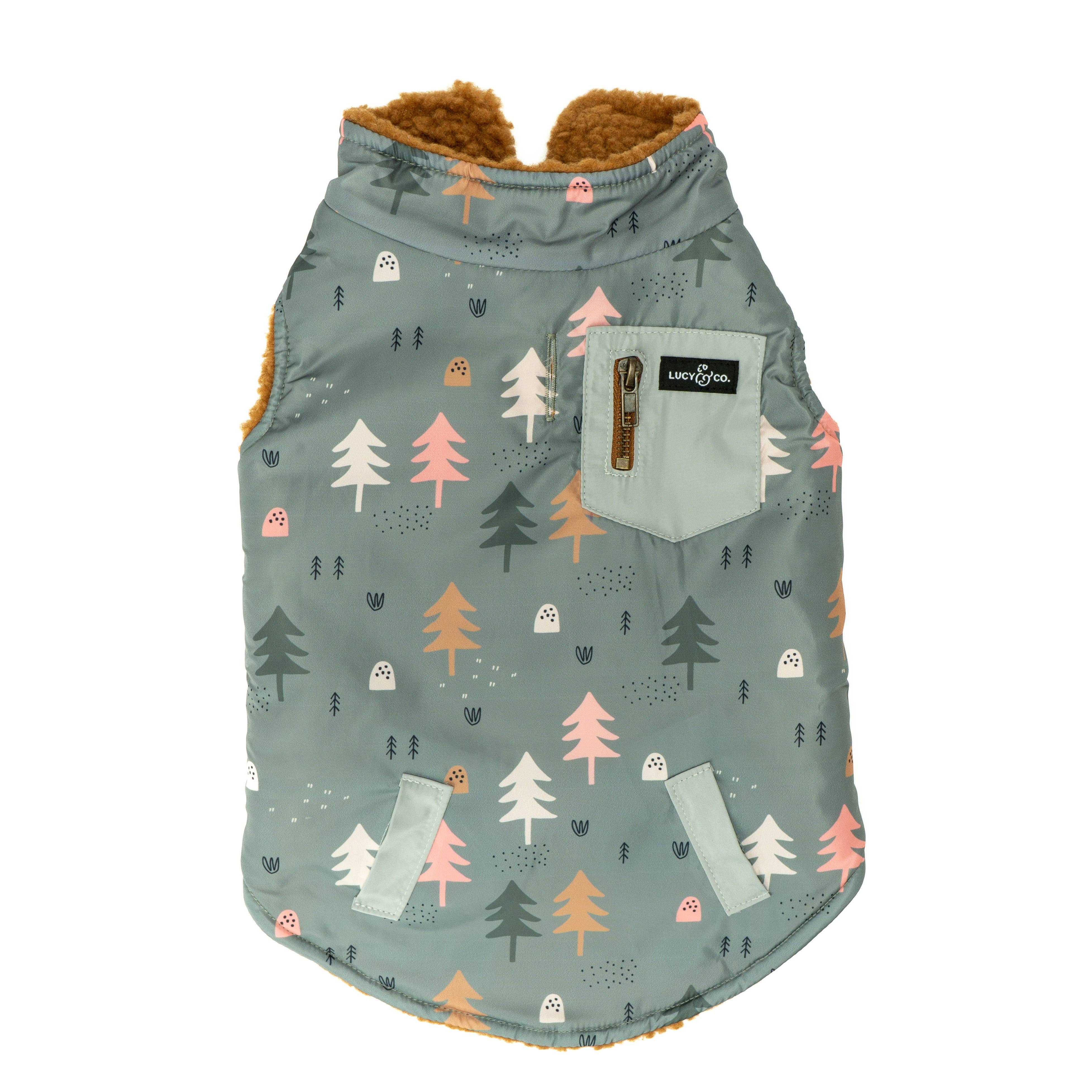 The Take a Hike Reversible Teddy Vest: Small