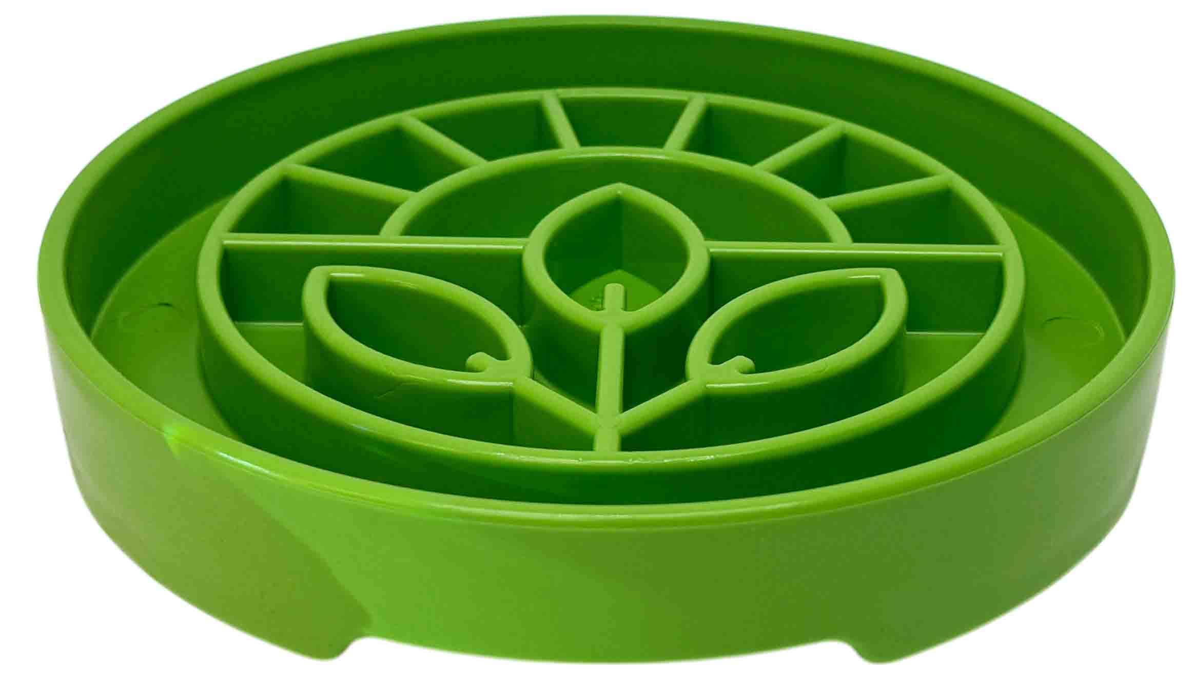SodaPup Garden Design eTray Enrichment Slow Feeder Tray for Dogs - Apple Green
