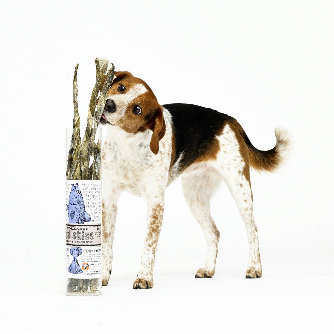 Polkadog - Cod Skins - 4.7oz Tube - Dog & Cat Treats