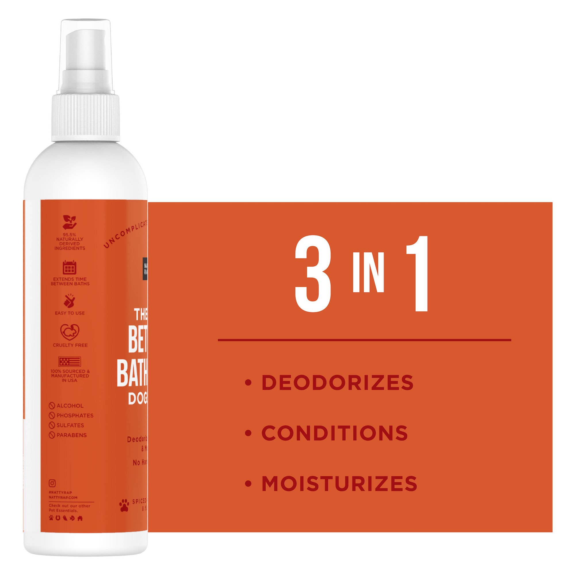 Natural Rapport The Only Between Bath Spray Dogs Need - Apple & Pumpkin