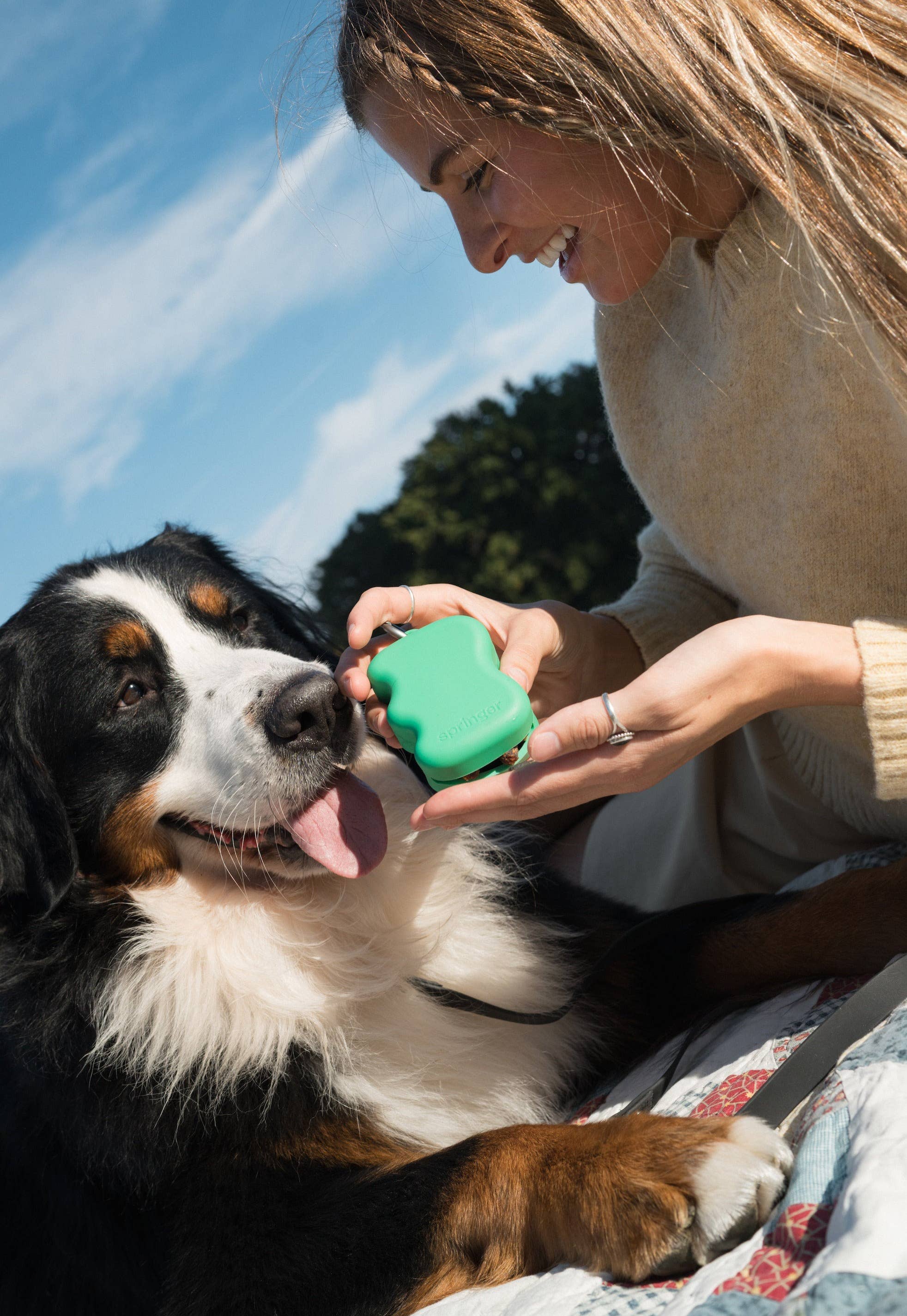 Springer - Silicone Dog Treat Dispenser Pouch |