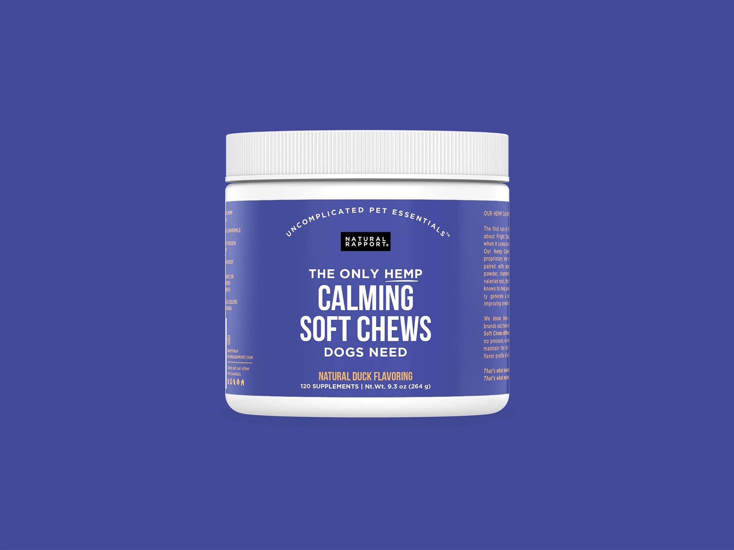 Natural Rapport - The Only Calming Soft Chews Dogs Need