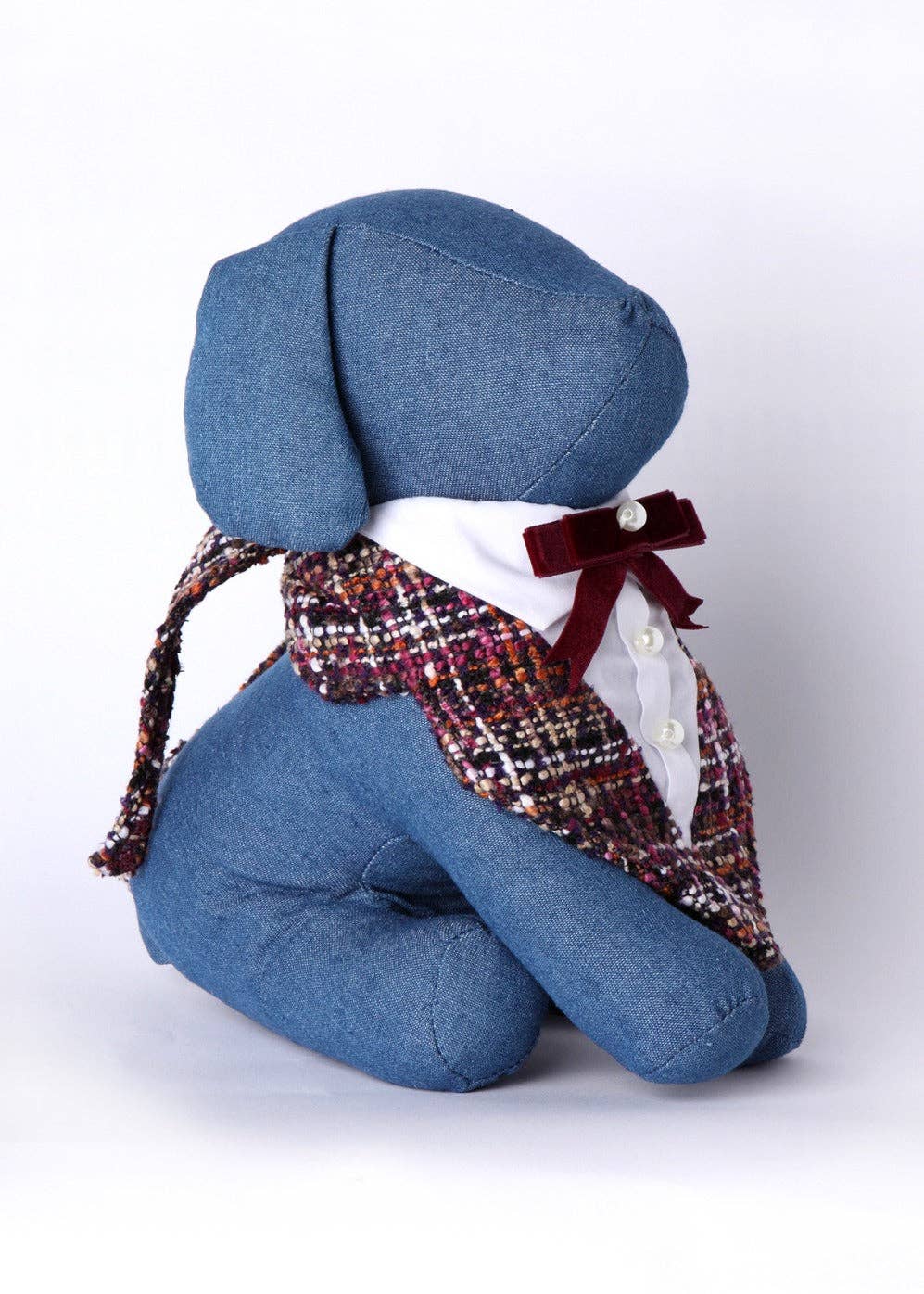 Tail Trends - Vivian Formal Bandana With Velvet Bow