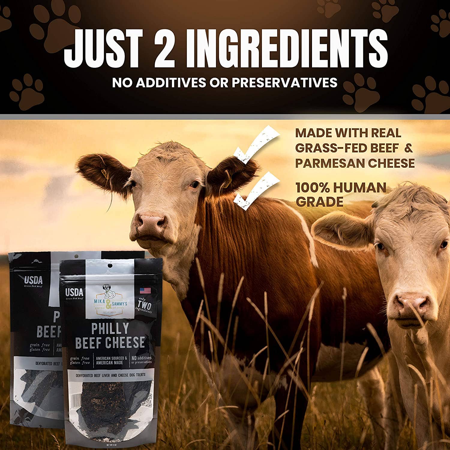 Mika and Sammy's Gourmet Pet Treats - Philly Beef Cheese