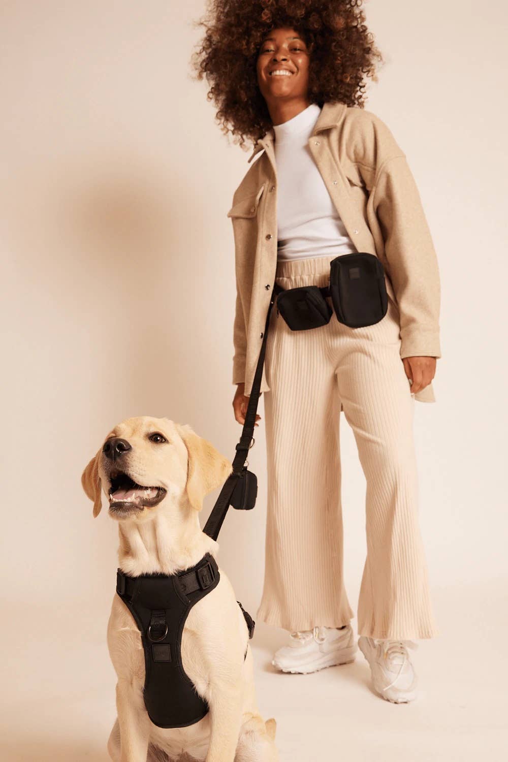Go With Ease! Hands Free Dog Leash: Peach