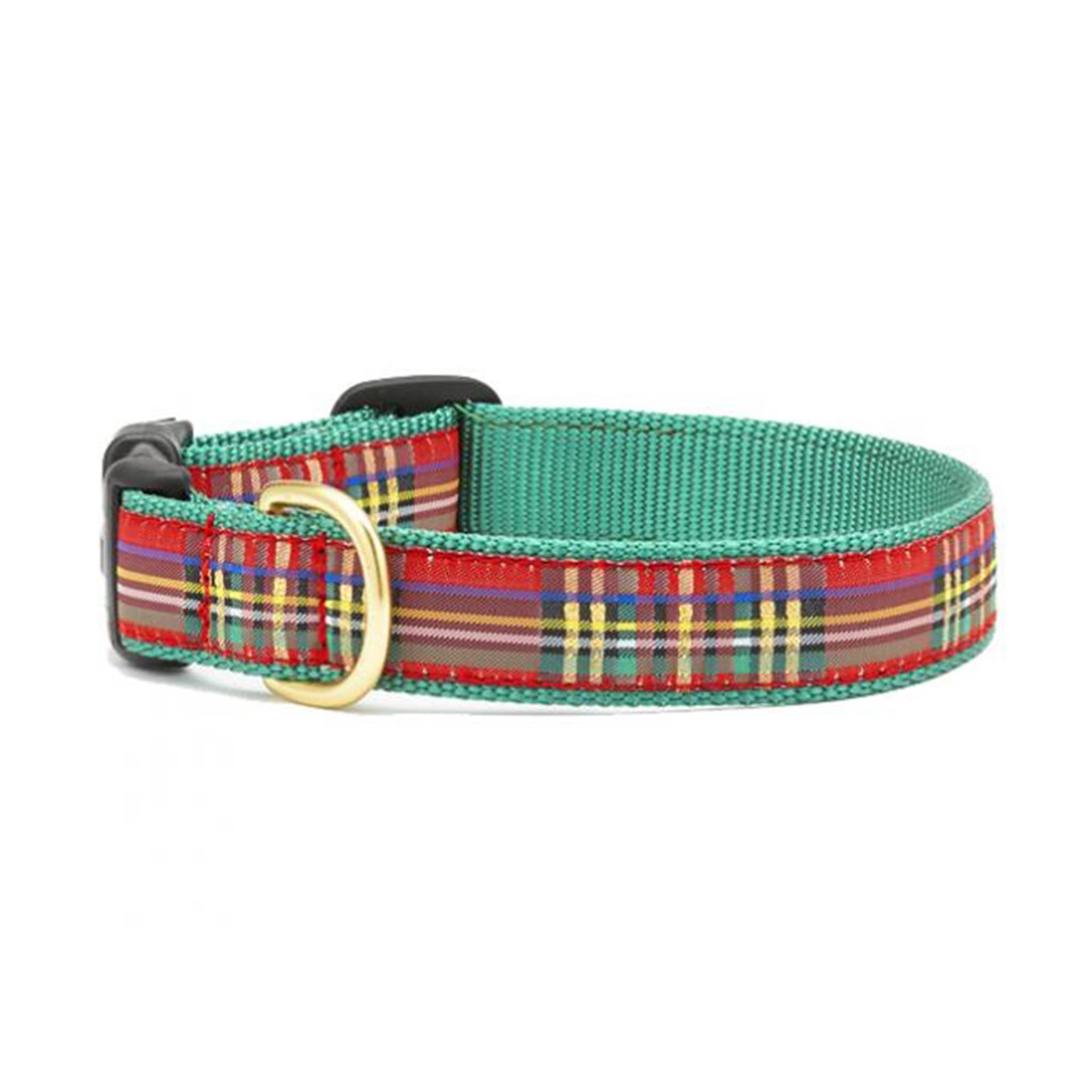 Up Country, Inc. - Christmas Sparkle Plaid Holiday Dog Collar