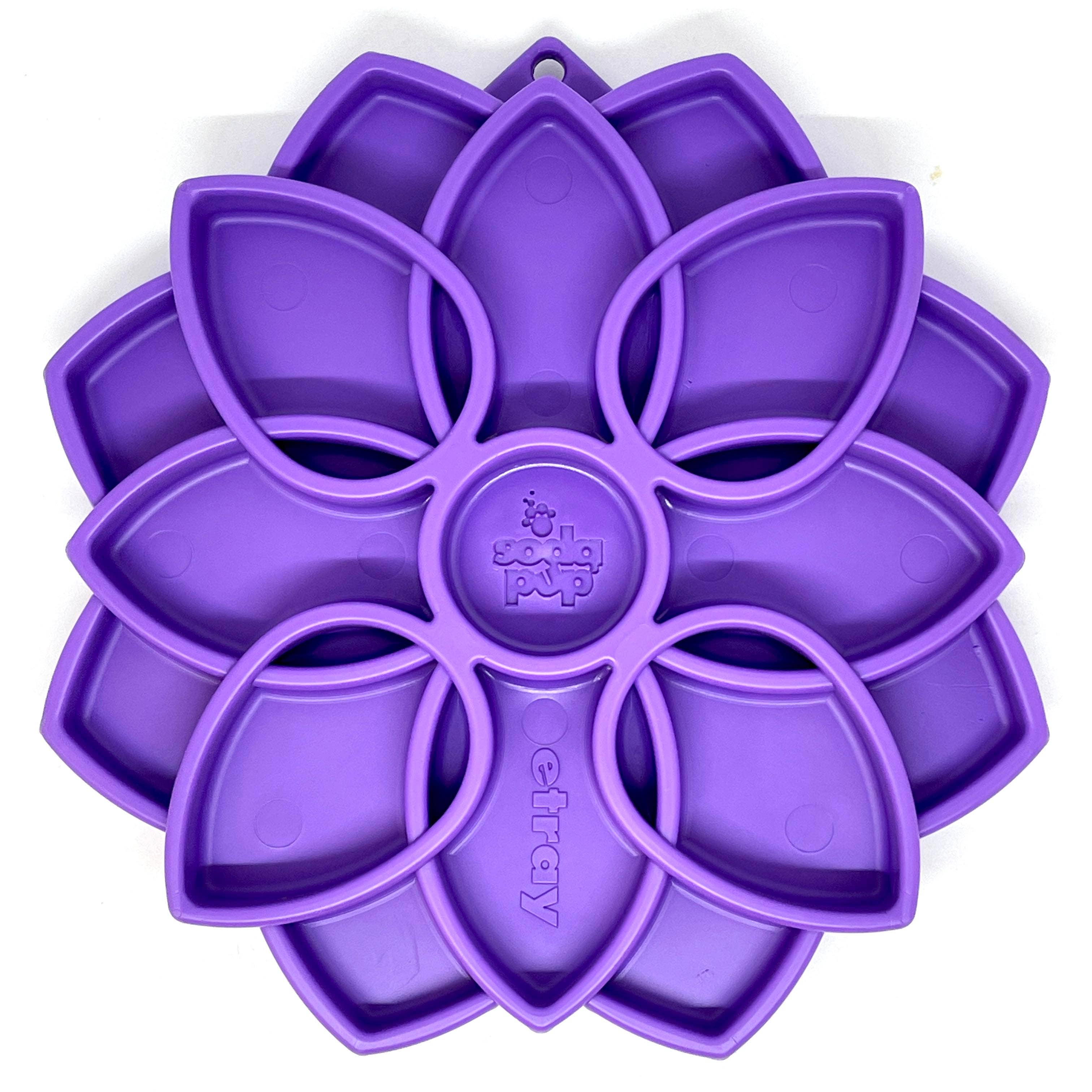 Mandala Design eTray Enrichment Tray for Dogs: Yellow