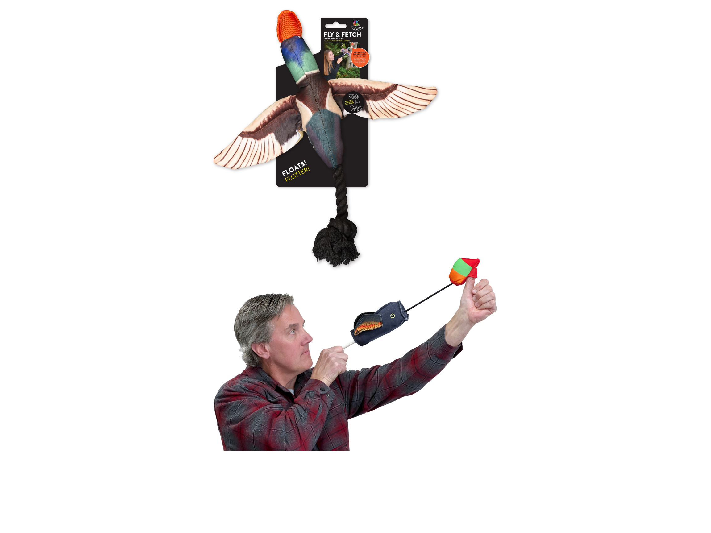 Fly & Fetch Launching Toys - Duck, Fish, Eagle, Pheasant