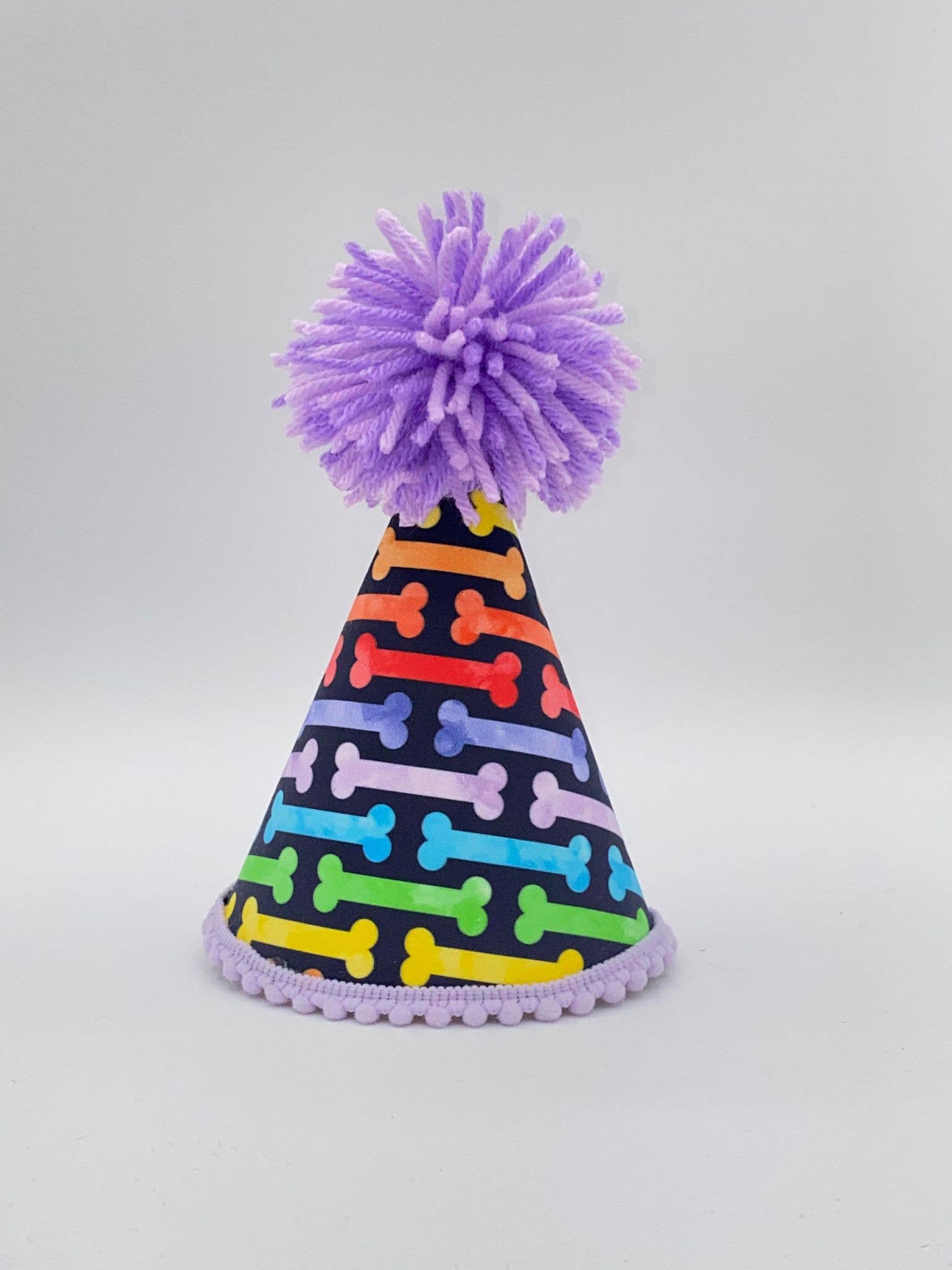 Pup Party Hats - Rainbow Bones Party Hat