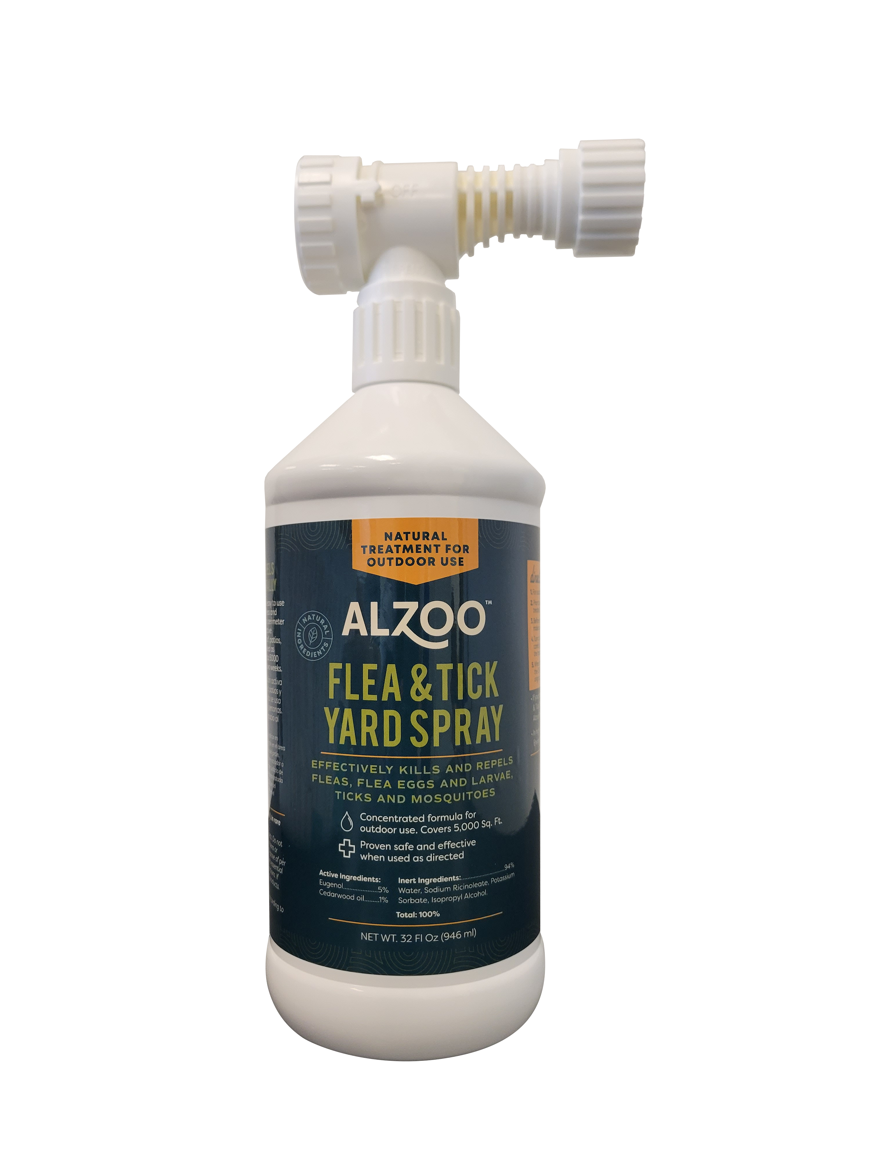 ALZOO Plant-Based Flea & Tick Yard Spray 32oz