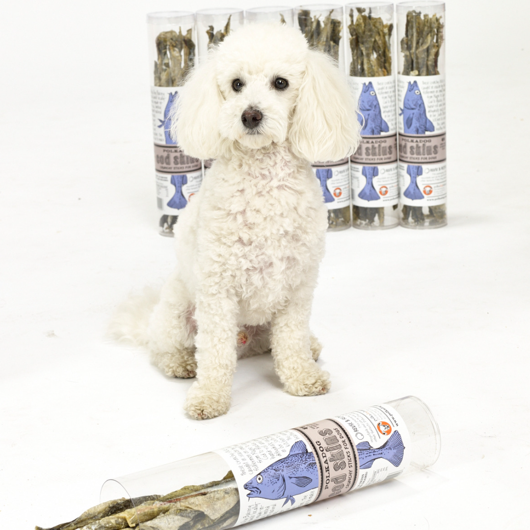 Polkadog - Cod Skins - 4.7oz Tube - Dog & Cat Treats