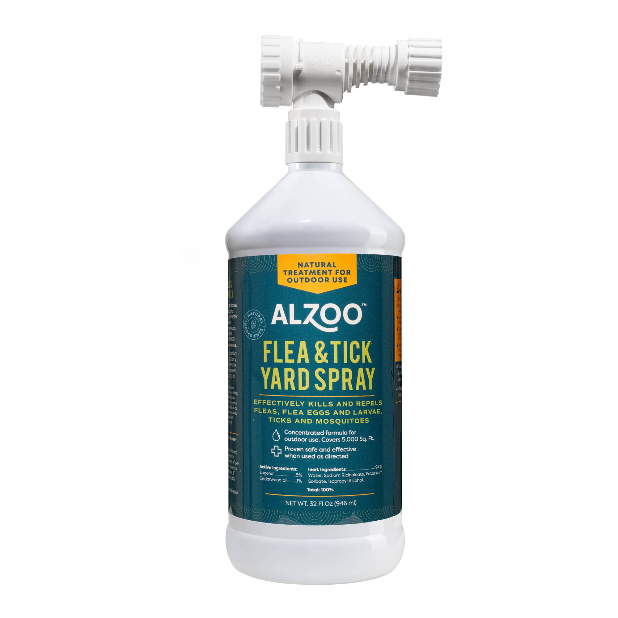ALZOO Plant-Based Flea & Tick Yard Spray 32oz