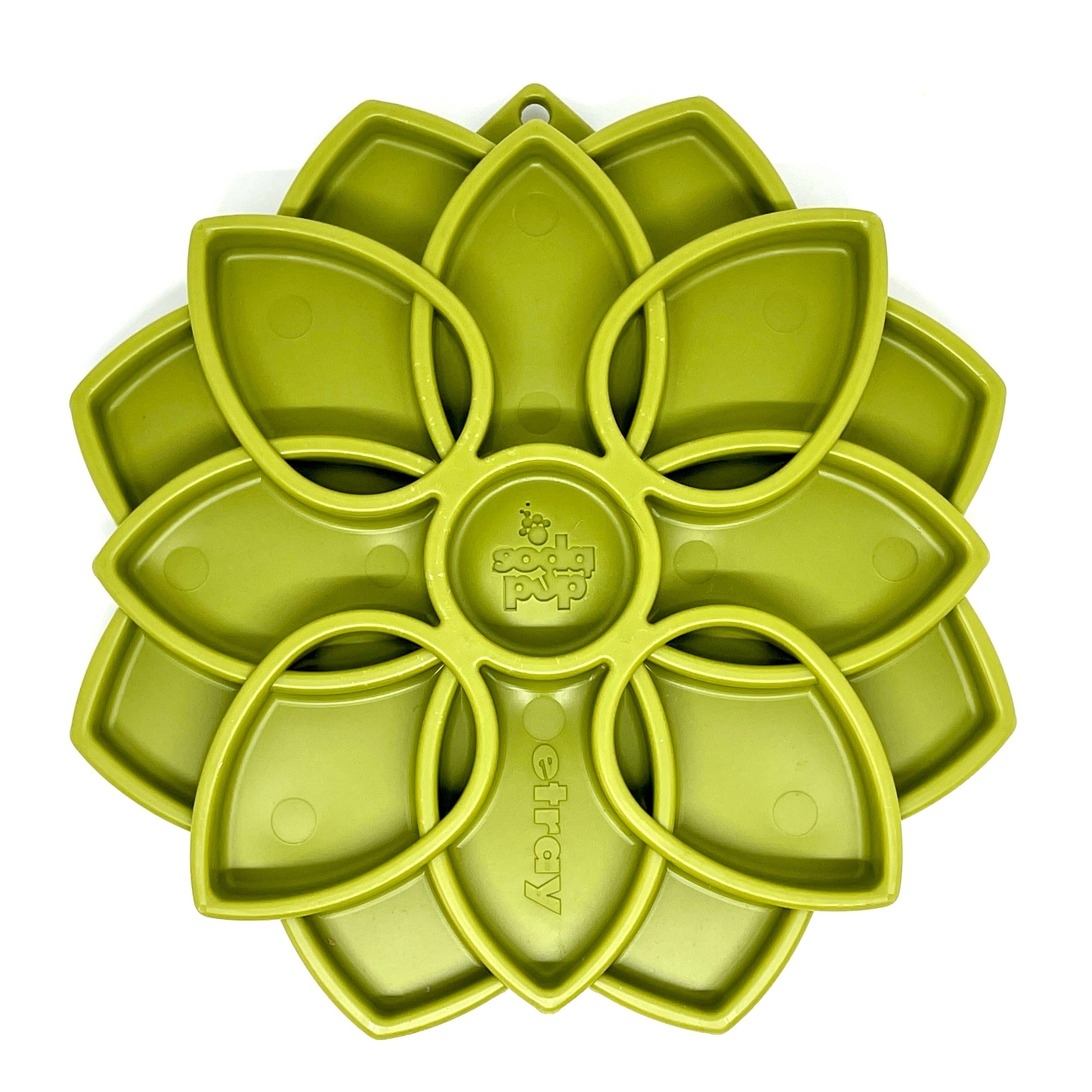Mandala Design eTray Enrichment Tray for Dogs: Yellow