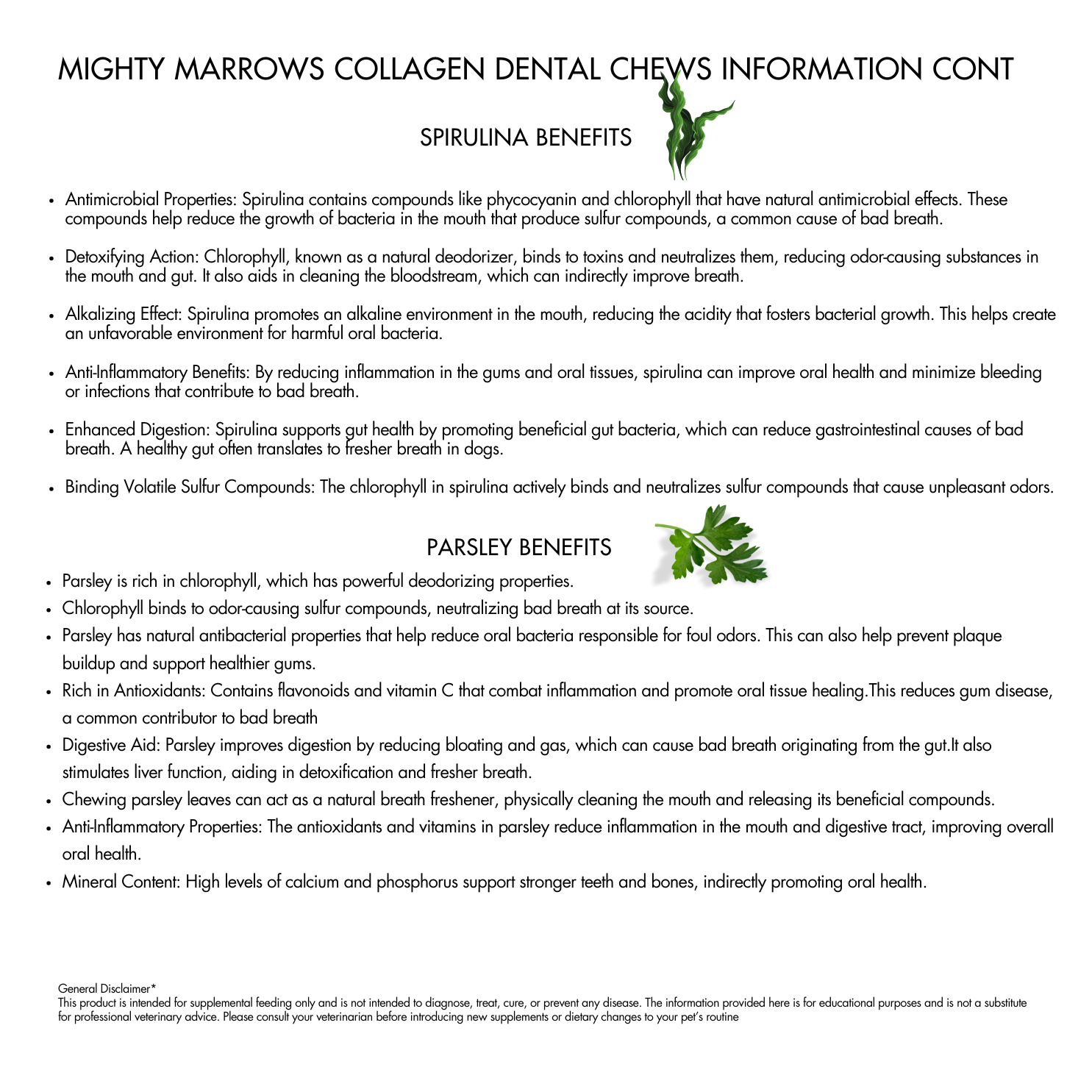Wag & Bright Supply Co. - Mighty Marrows Collagen Dental Chew - Beef Liver - Large