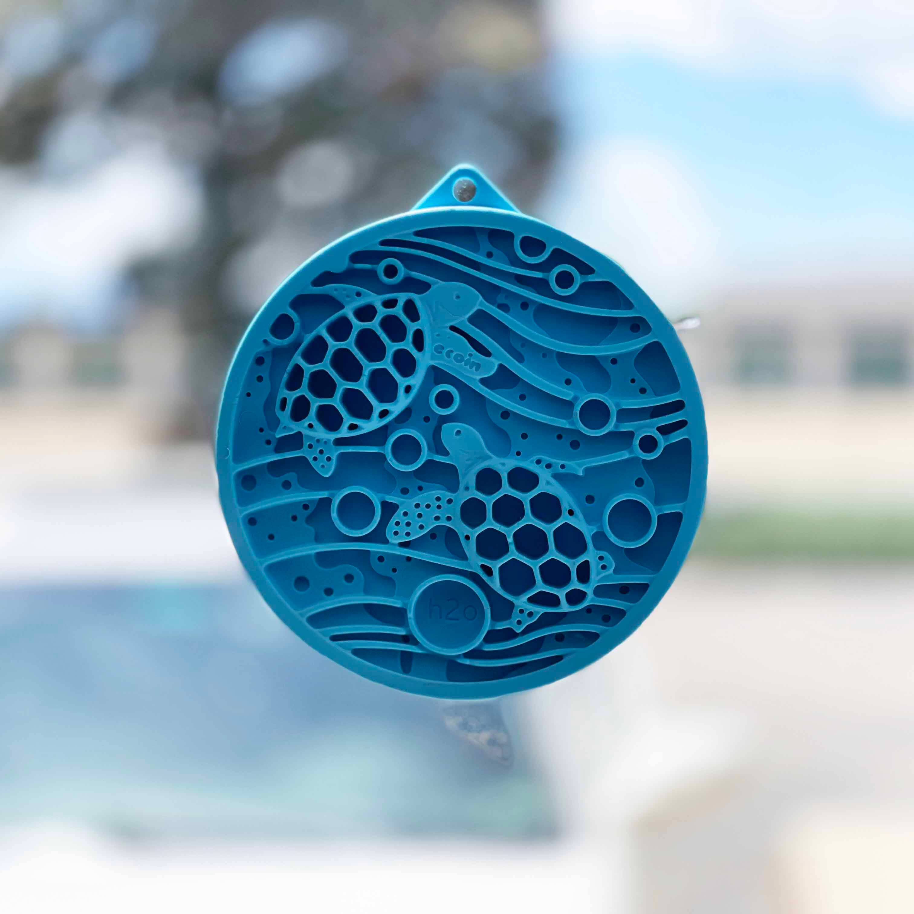 SodaPup - Turtle emat-mini Enrichment Lick Mat With Suction Cups