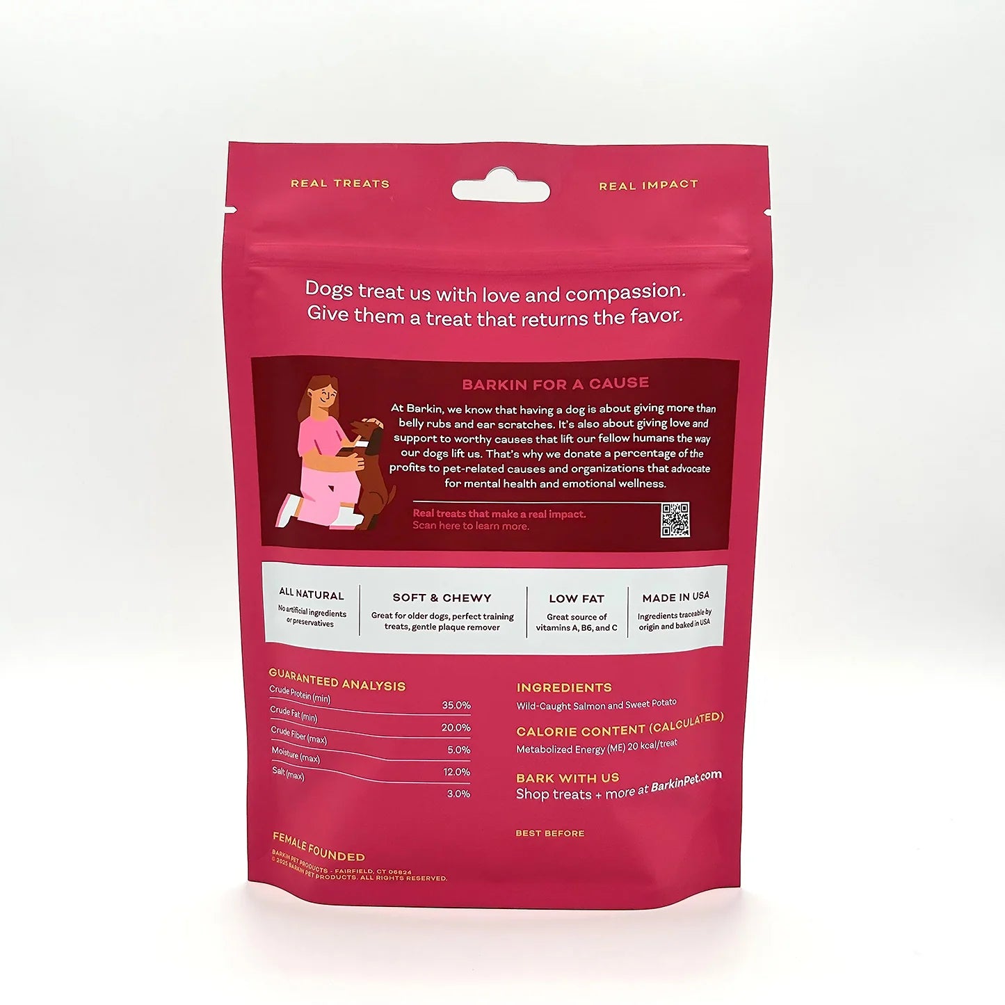 Barkin Sweet Potato Chips for Dogs