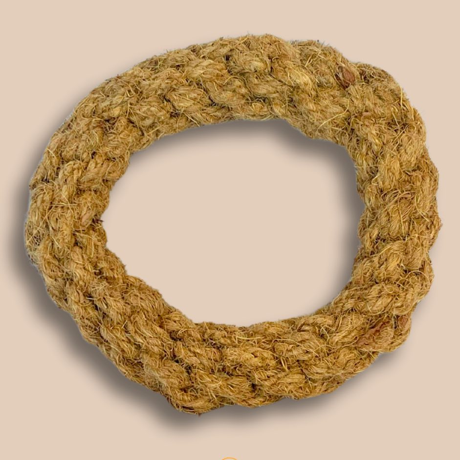 Canophera CocoRing Coconut Rope Dog Toy