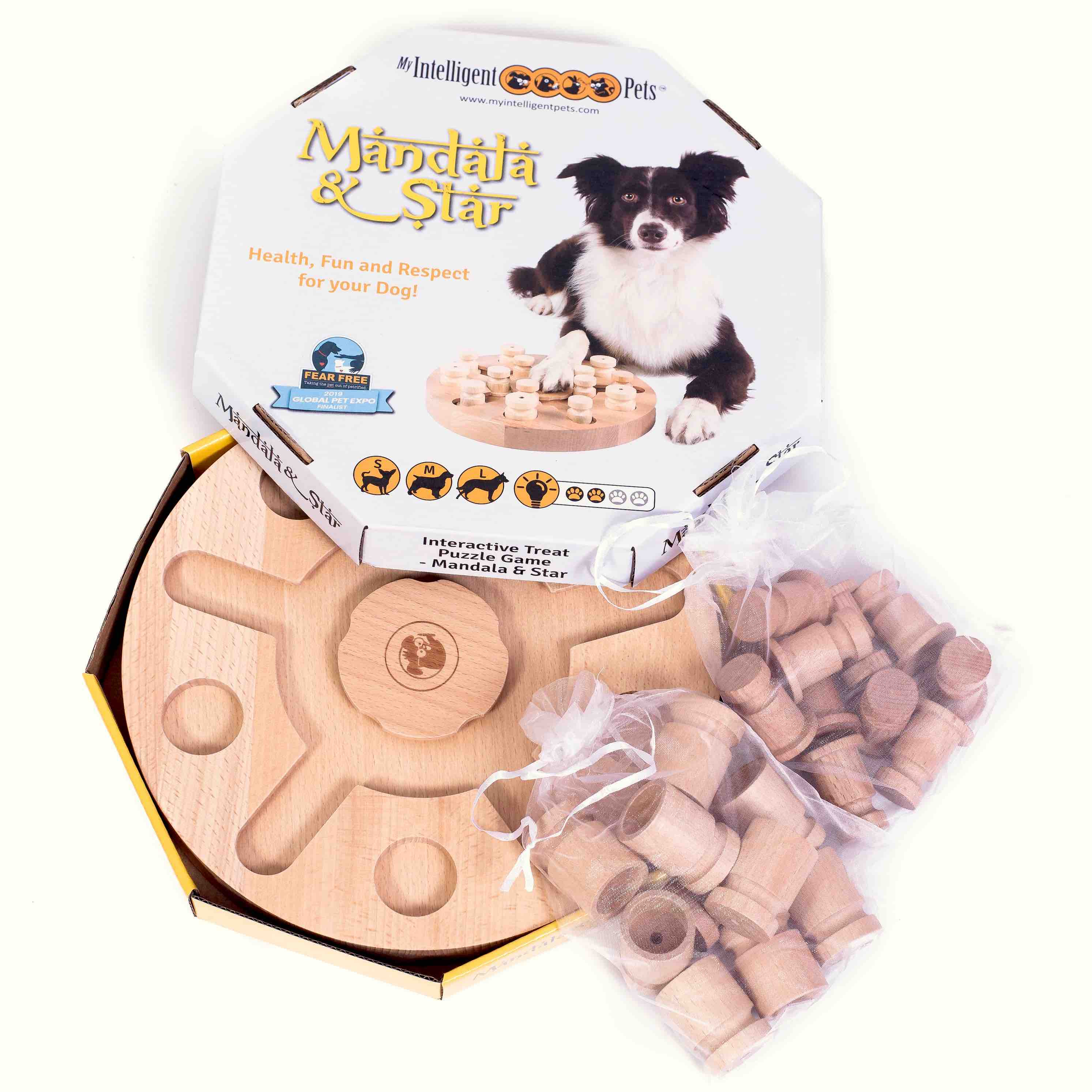 My Intelligent Pets - Mandala & Star - Intelligent Puzzle for Dogs