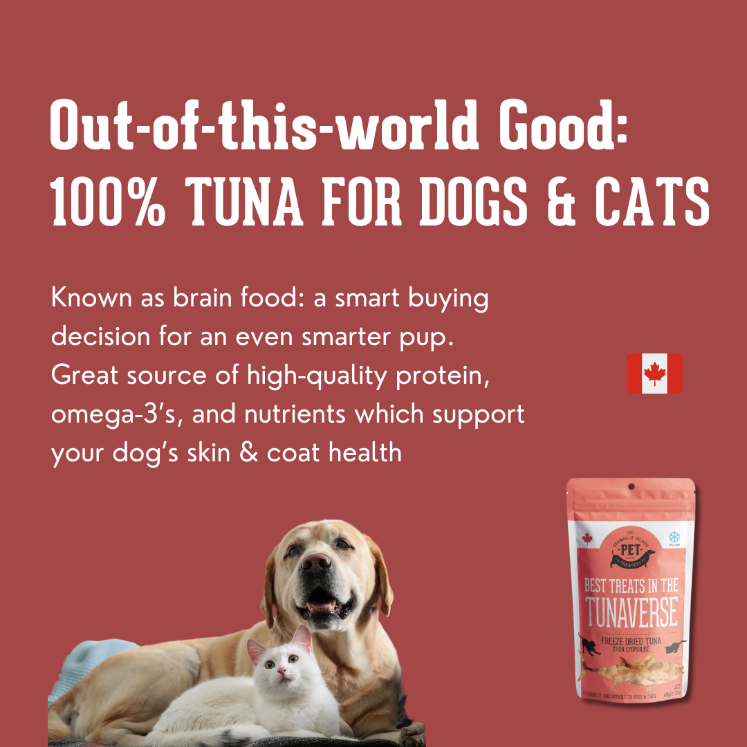 Freeze Dried Tuna Flakes Treat For Cats & Dogs 30G