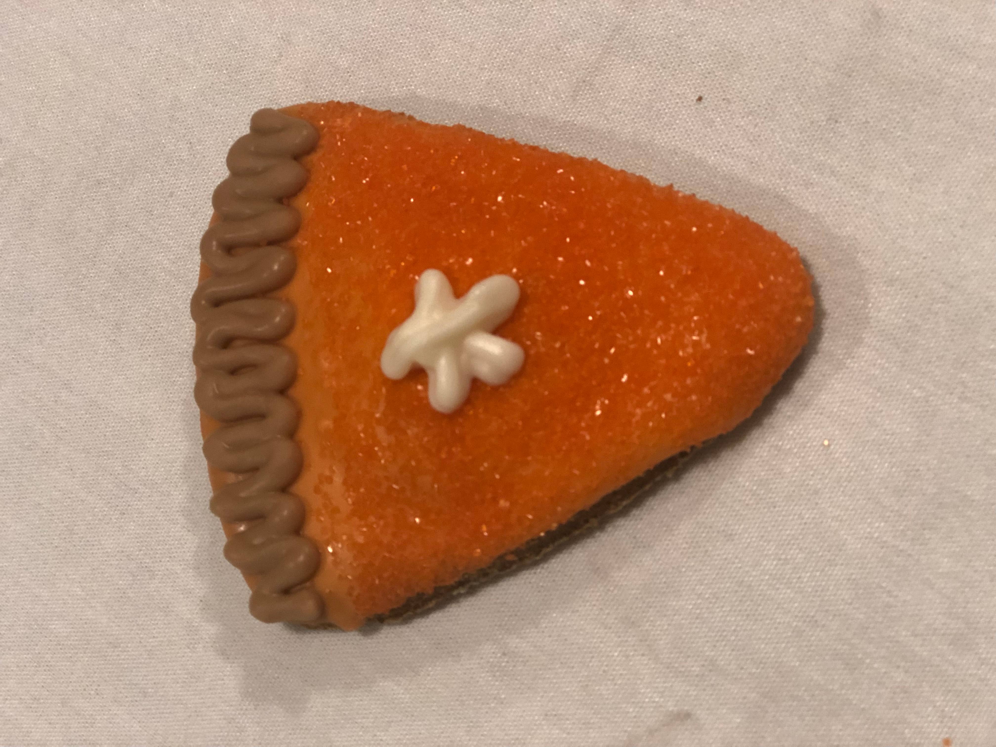 PUPkin Pie Slice fall dog treats