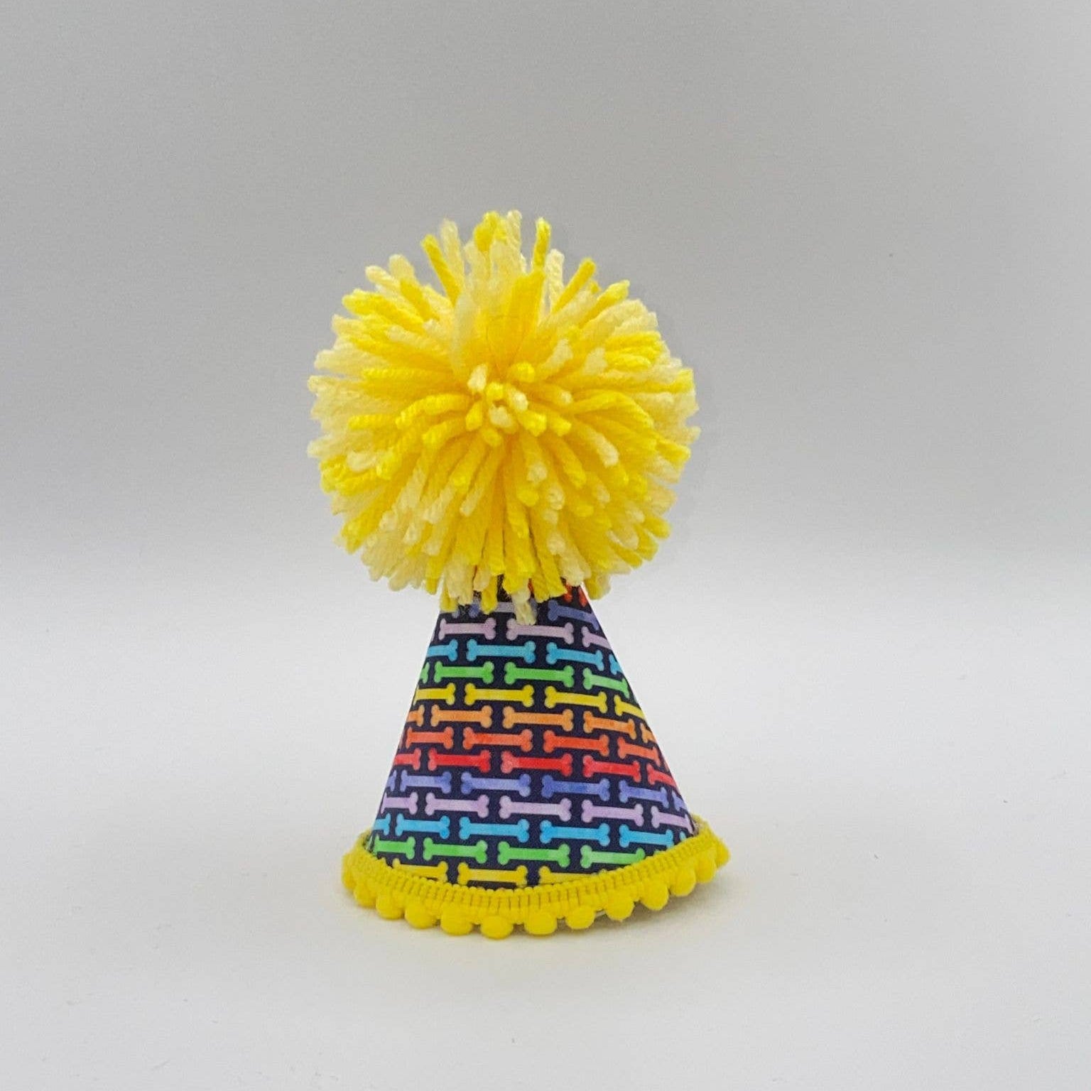 Pup Party Hats - Rainbow Bones