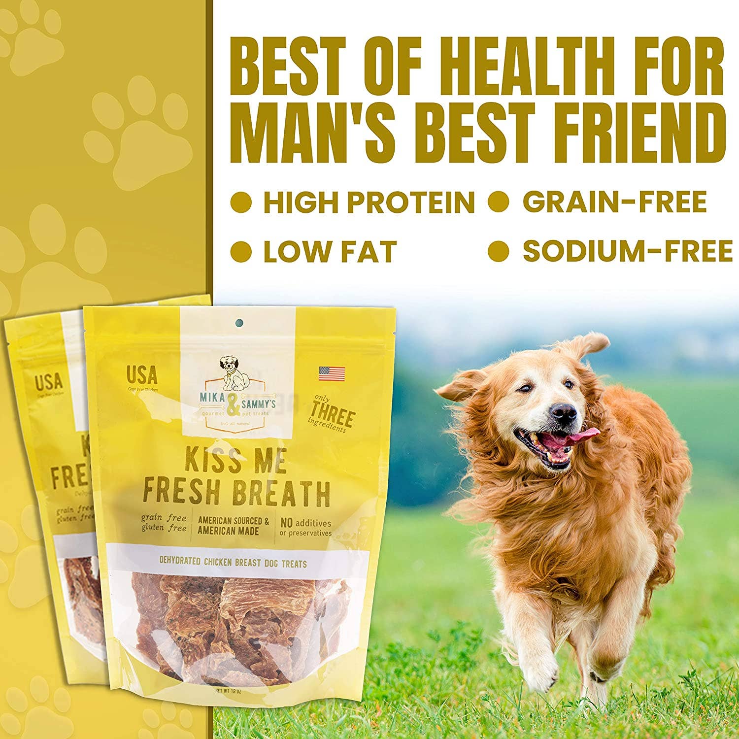 Mika and Sammy's Kiss Me Fresh Breath Dog Treats - Chicken