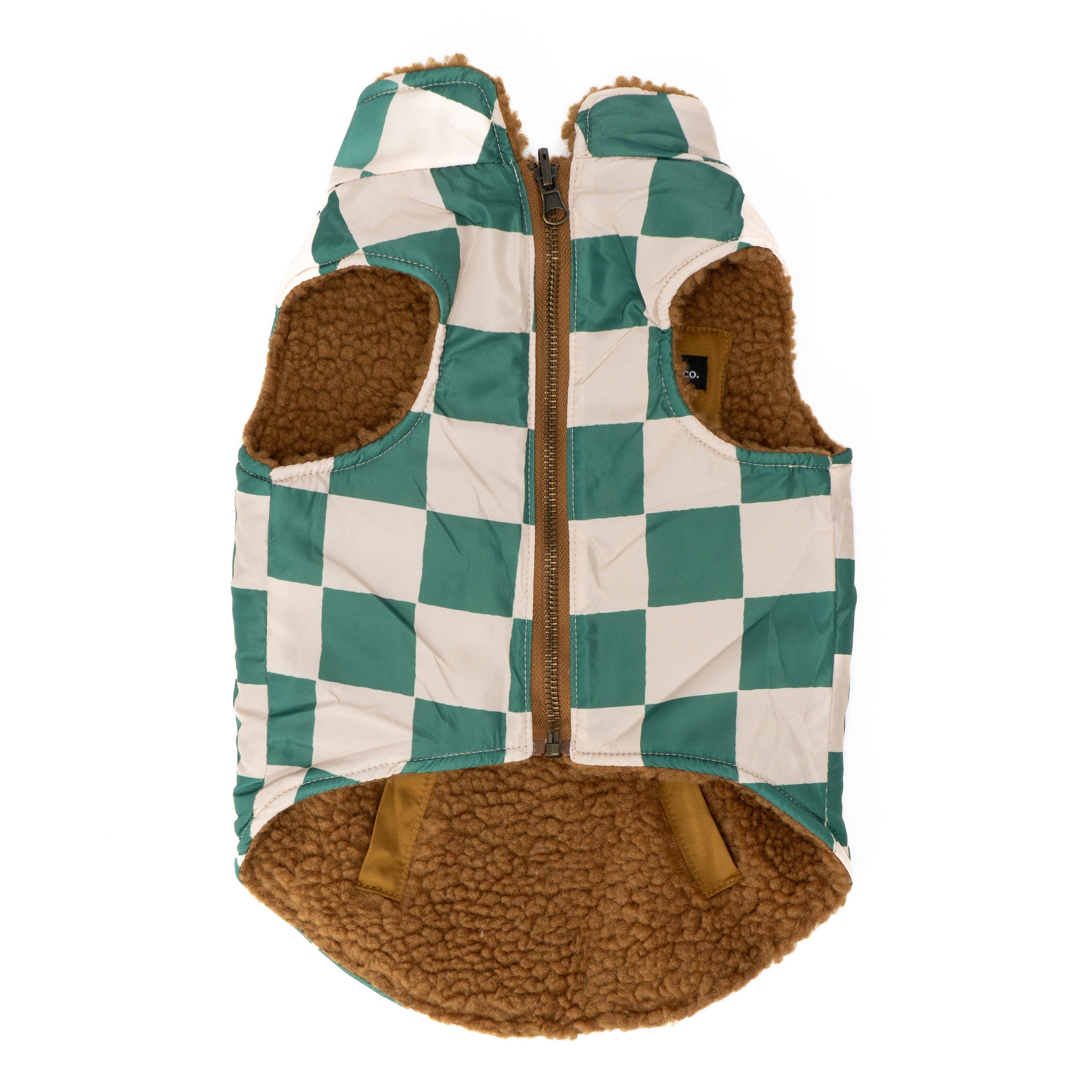 The You're a Square Reversible Teddy Vest: 2XL