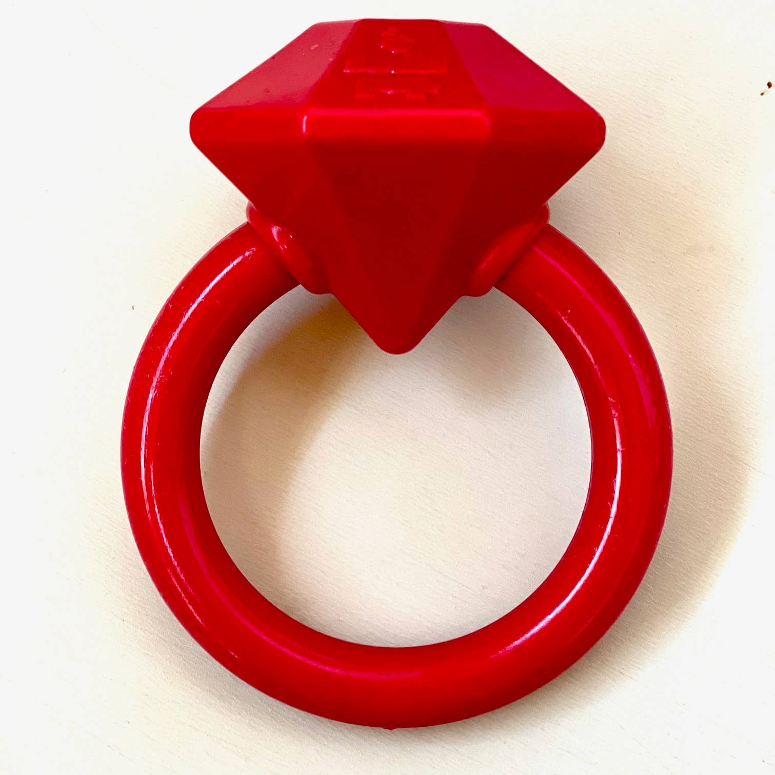 SodaPup Dog Toys - Diamond Ring Durable Nylon Teething Ring for Puppies