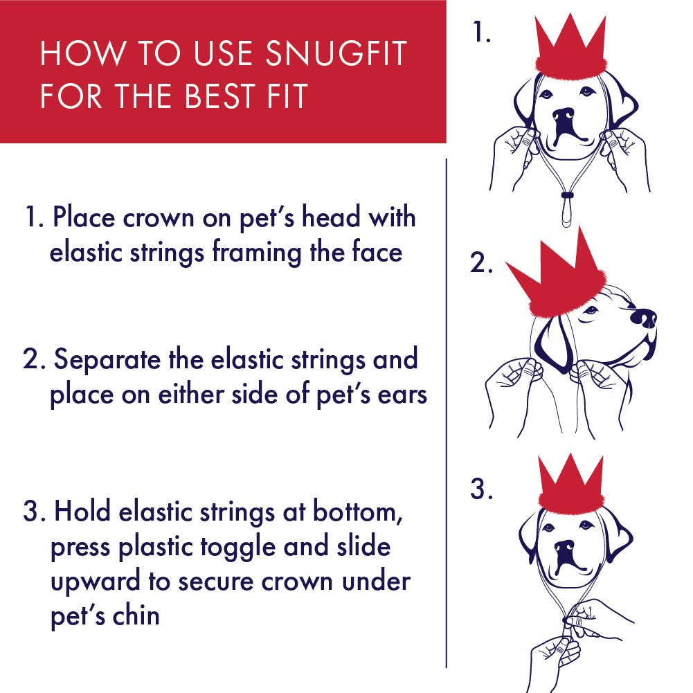 Party Crown Gold with SnugFit®