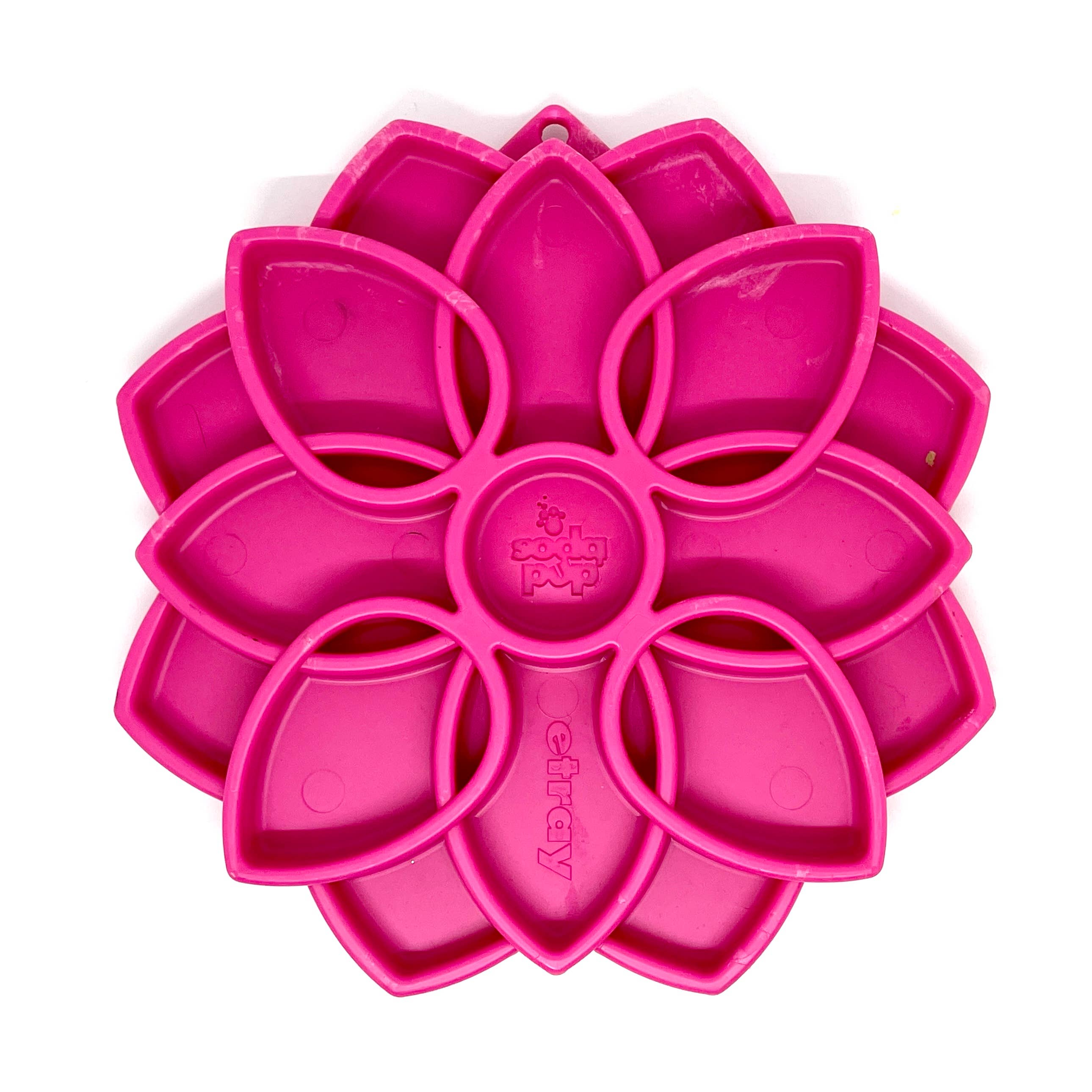 Mandala Design eTray Enrichment Tray for Dogs: Yellow