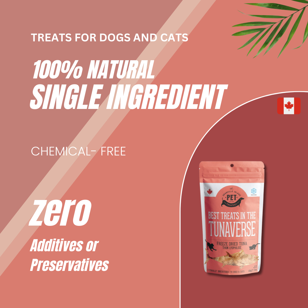 Freeze Dried Tuna Flakes Treat For Cats & Dogs 30G