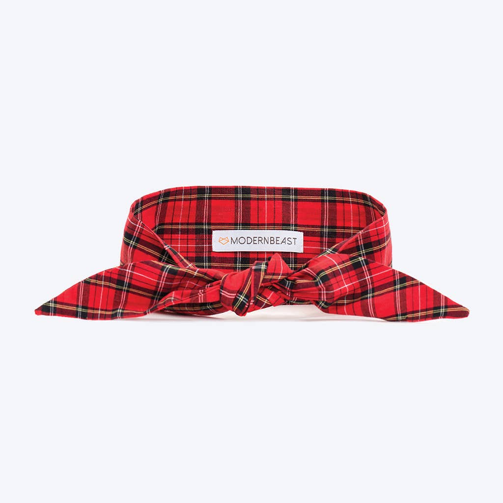 WINTER NECKTIE: VINTAGE PLAID