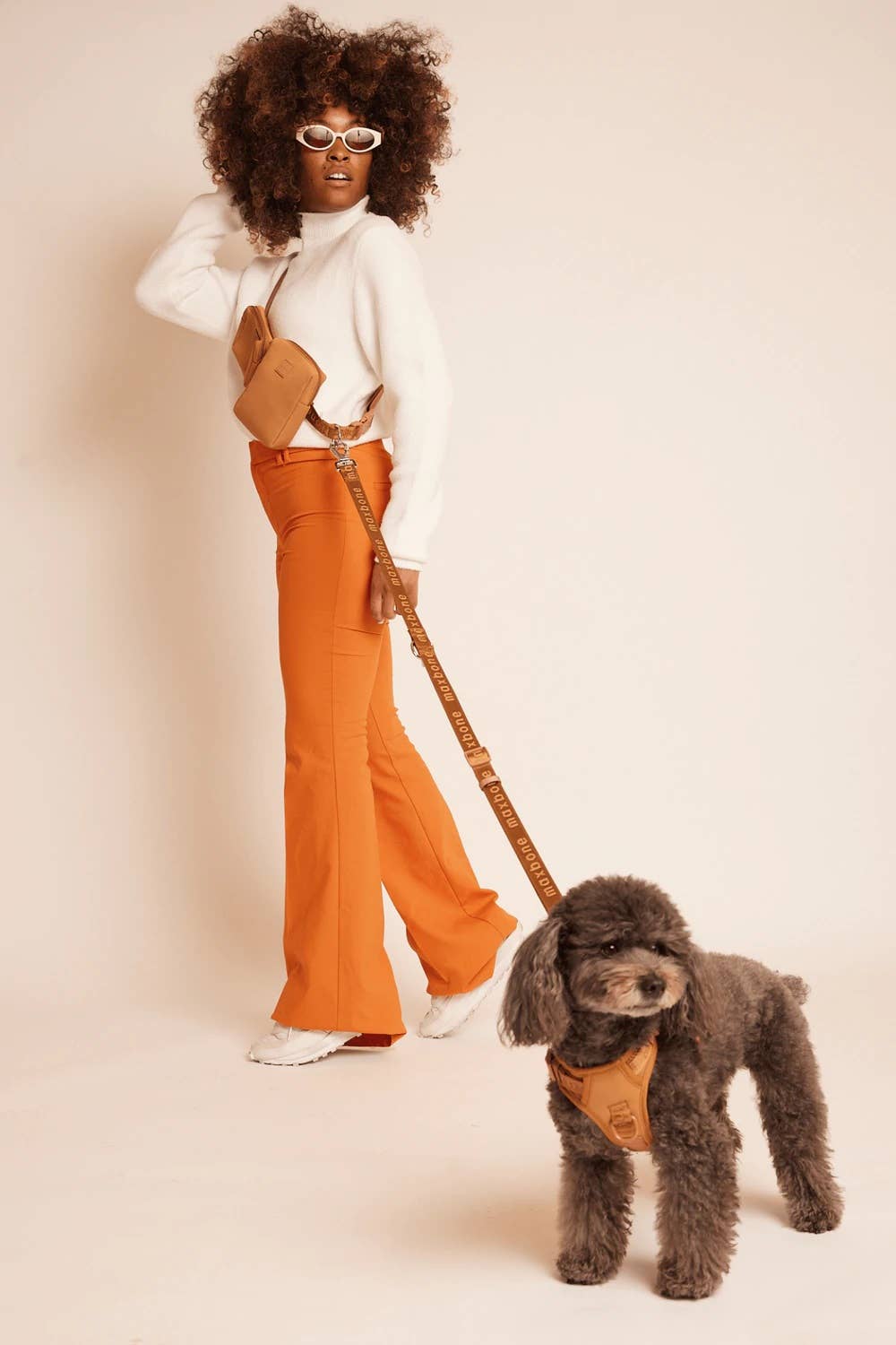 Go With Ease! Hands Free Dog Leash: Peach