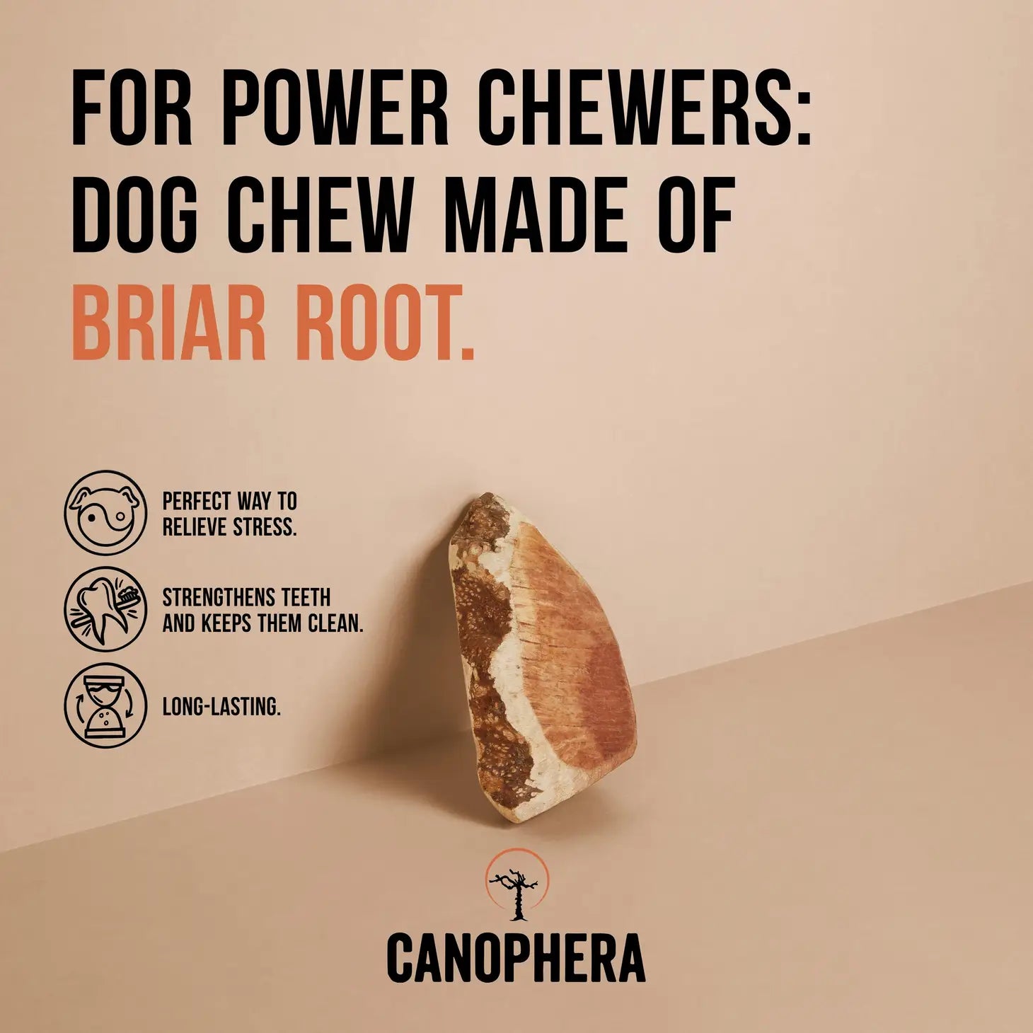CANOPHERA Briar Root Dog Chews
