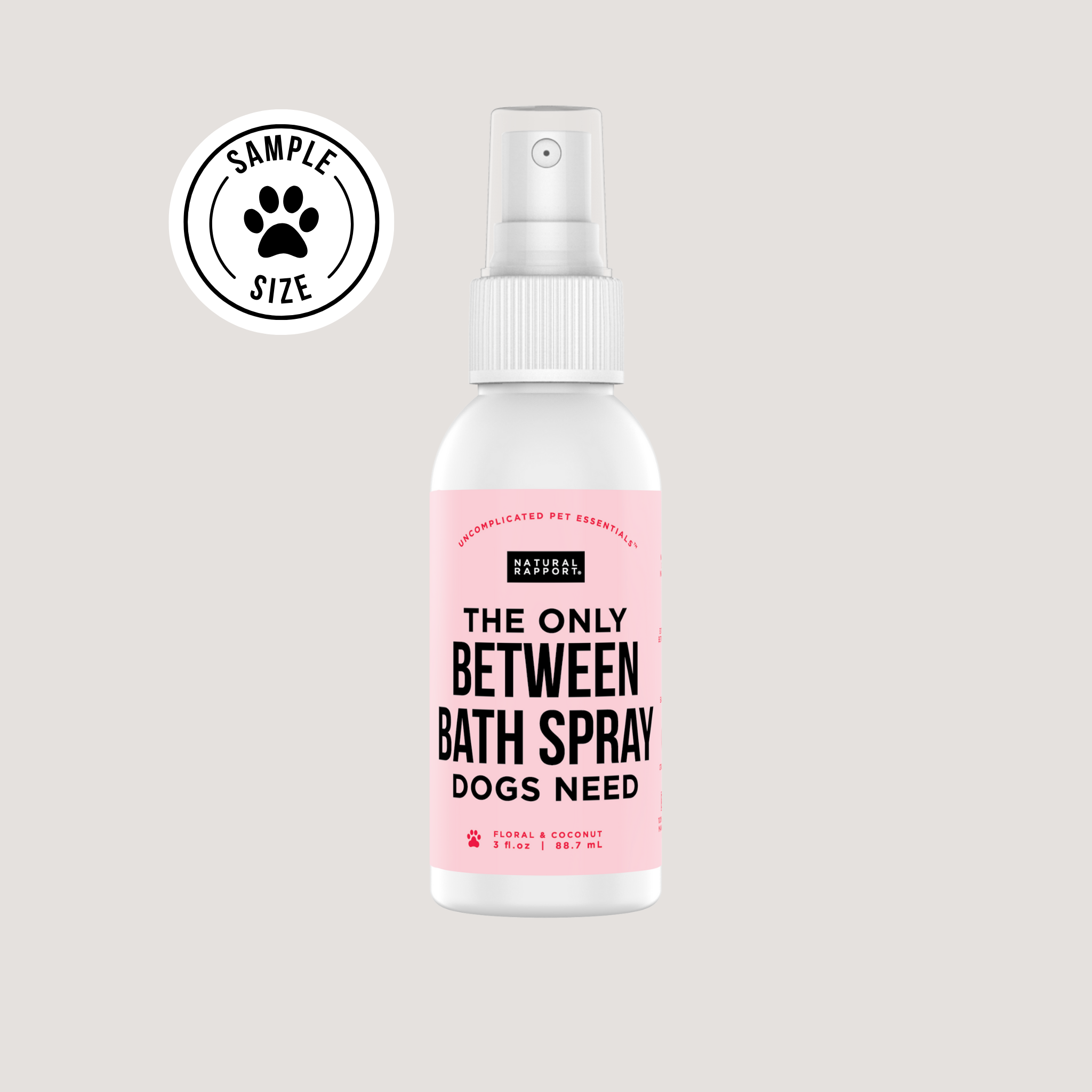 Natural Rapport - The Only Between Bath Spray Dogs Need - Floral & Coconut