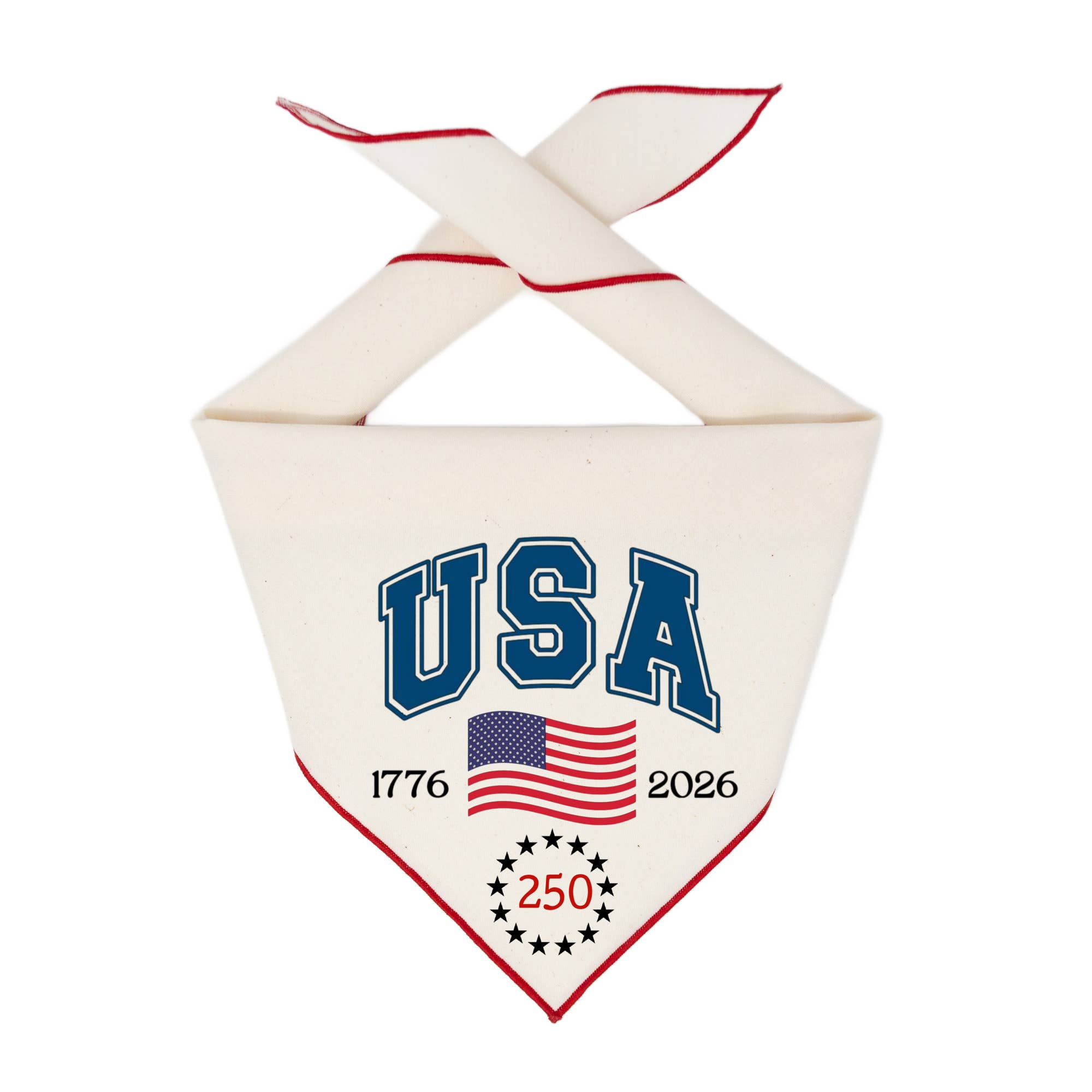 Paisley Paw Designs - 4th of July Dog | Memorial Day | Patriotic Bandana | USA Pet