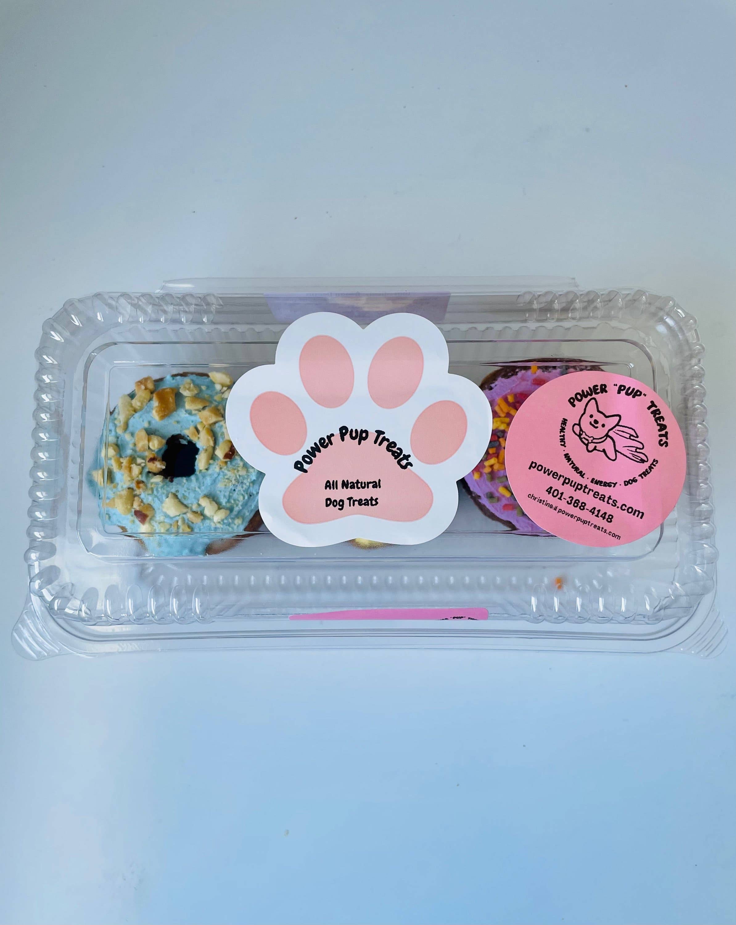 Power “Pup” Treats - Doggy Donuts (3 Pack)