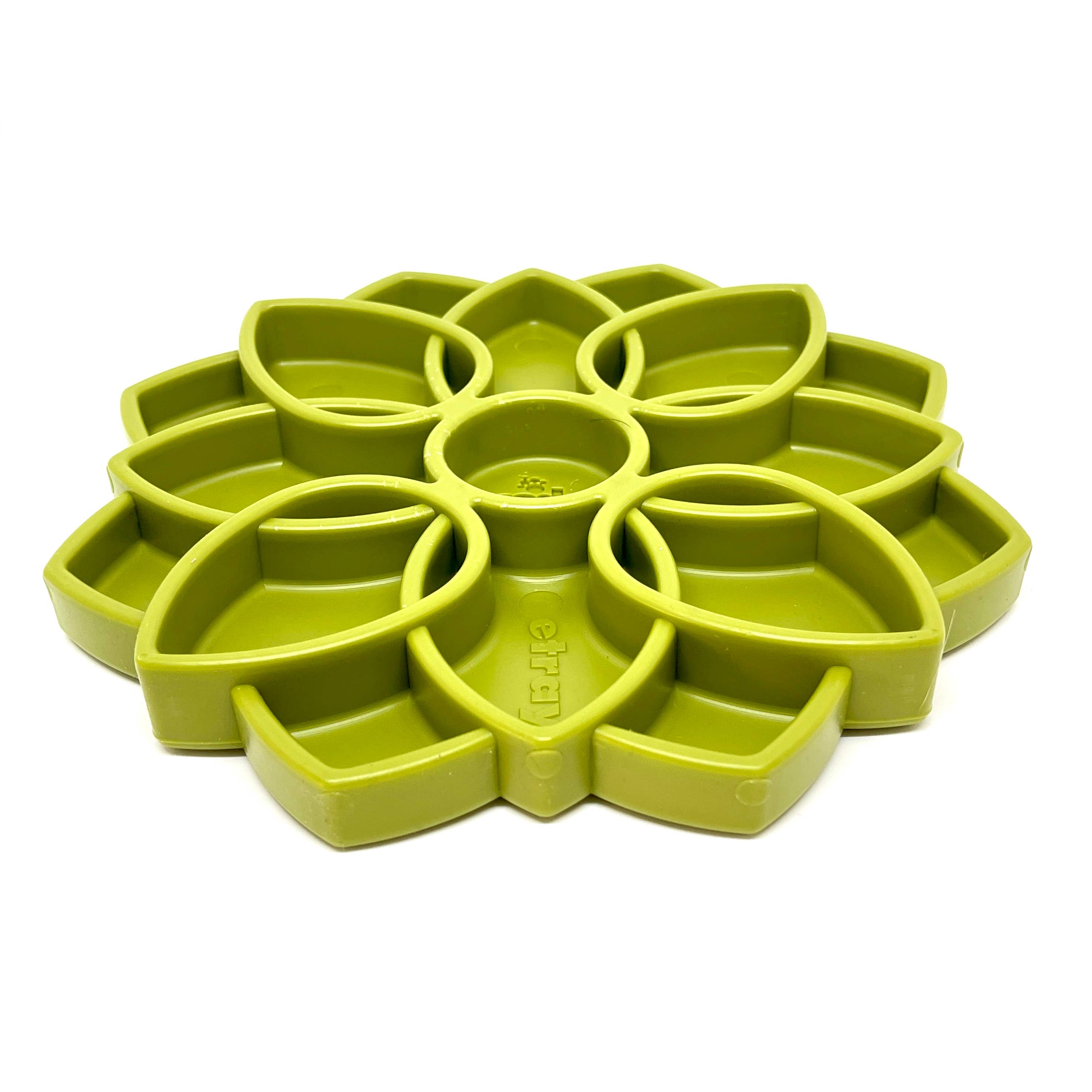 Mandala Design eTray Enrichment Tray for Dogs: Yellow