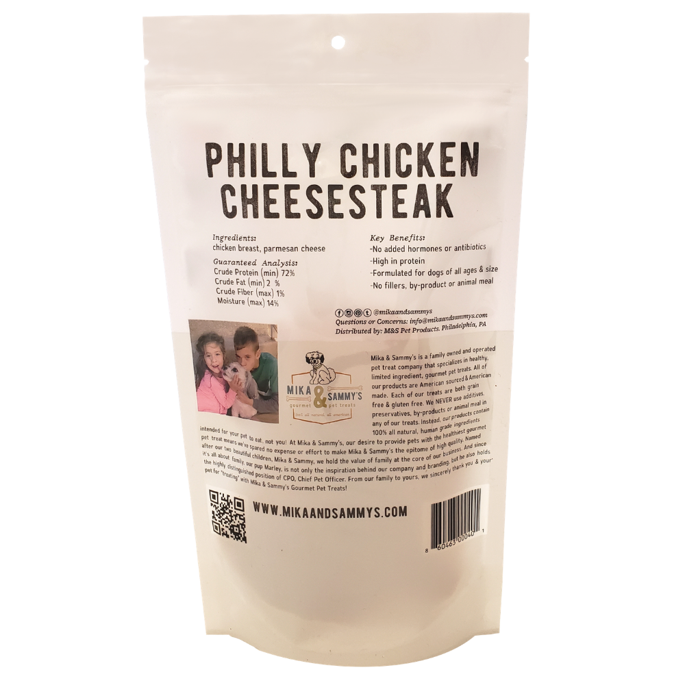 Mika and Sammy's Gourmet Pet Treats - Philly Chicken Cheese