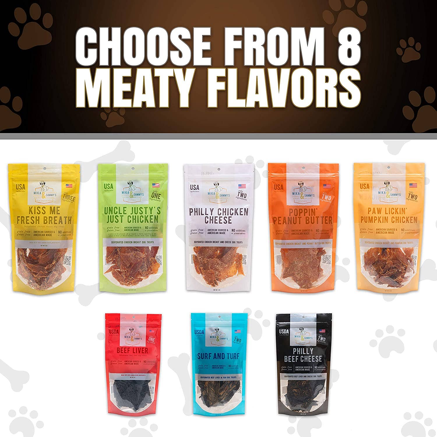 Mika and Sammy's Gourmet Pet Treats - Philly Beef Cheese