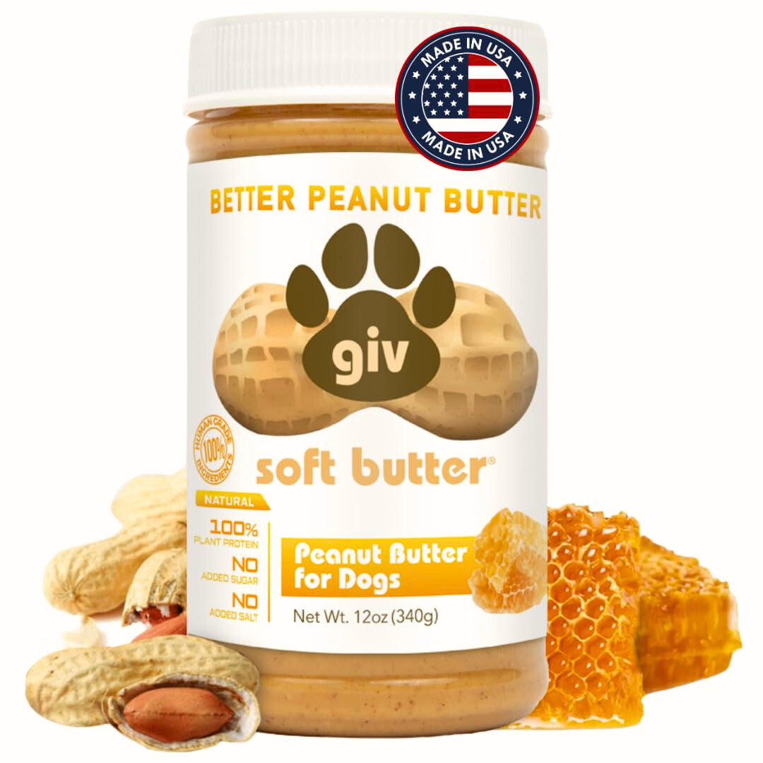 All-Natural Human-Grade Peanut Butter for Dogs