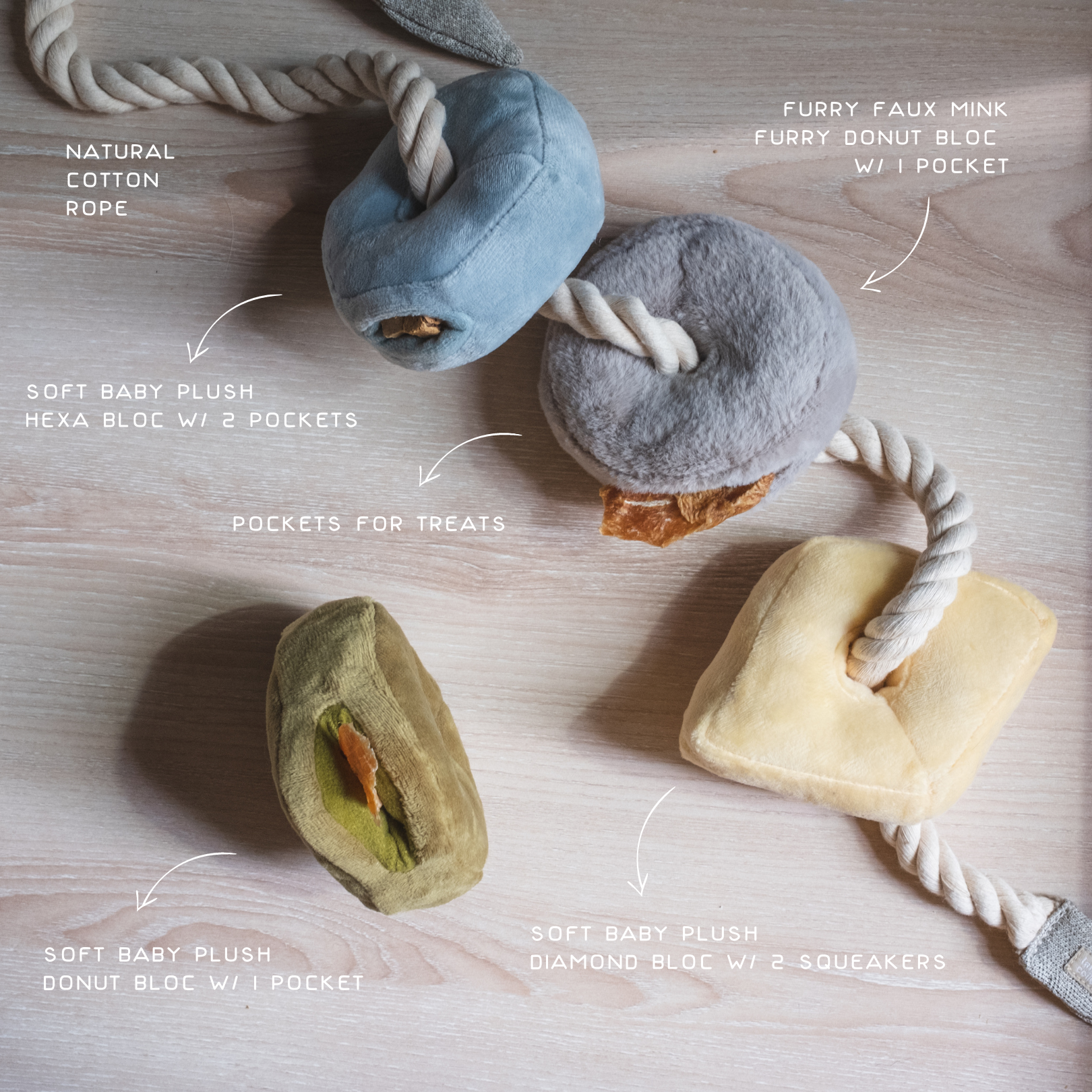 Lambwolf Collective - BLOCS//ENRICHMENT DOG TOY