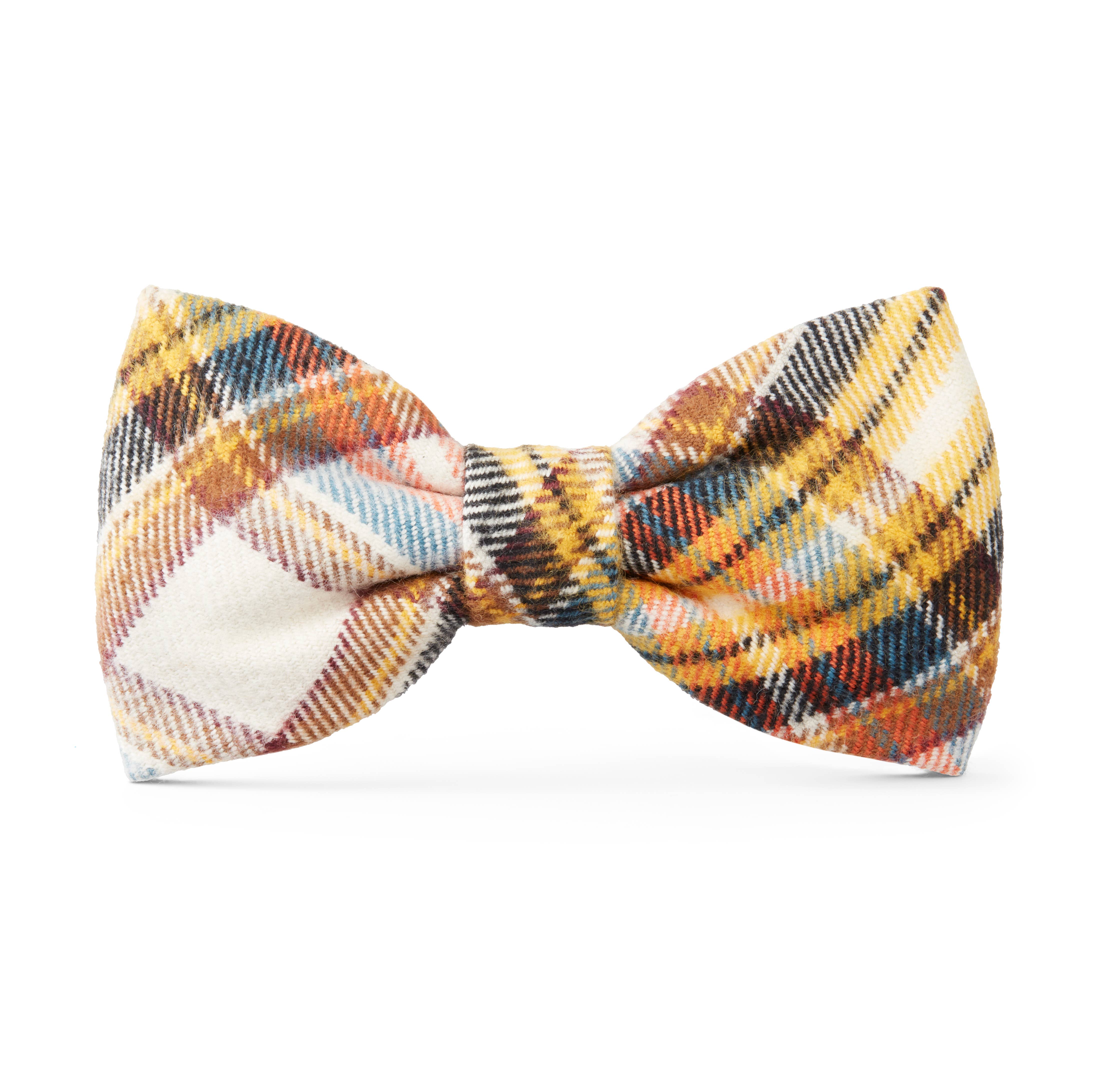 The Foggy Dog - Cornucopia Flannel Fall Dog Bow Tie